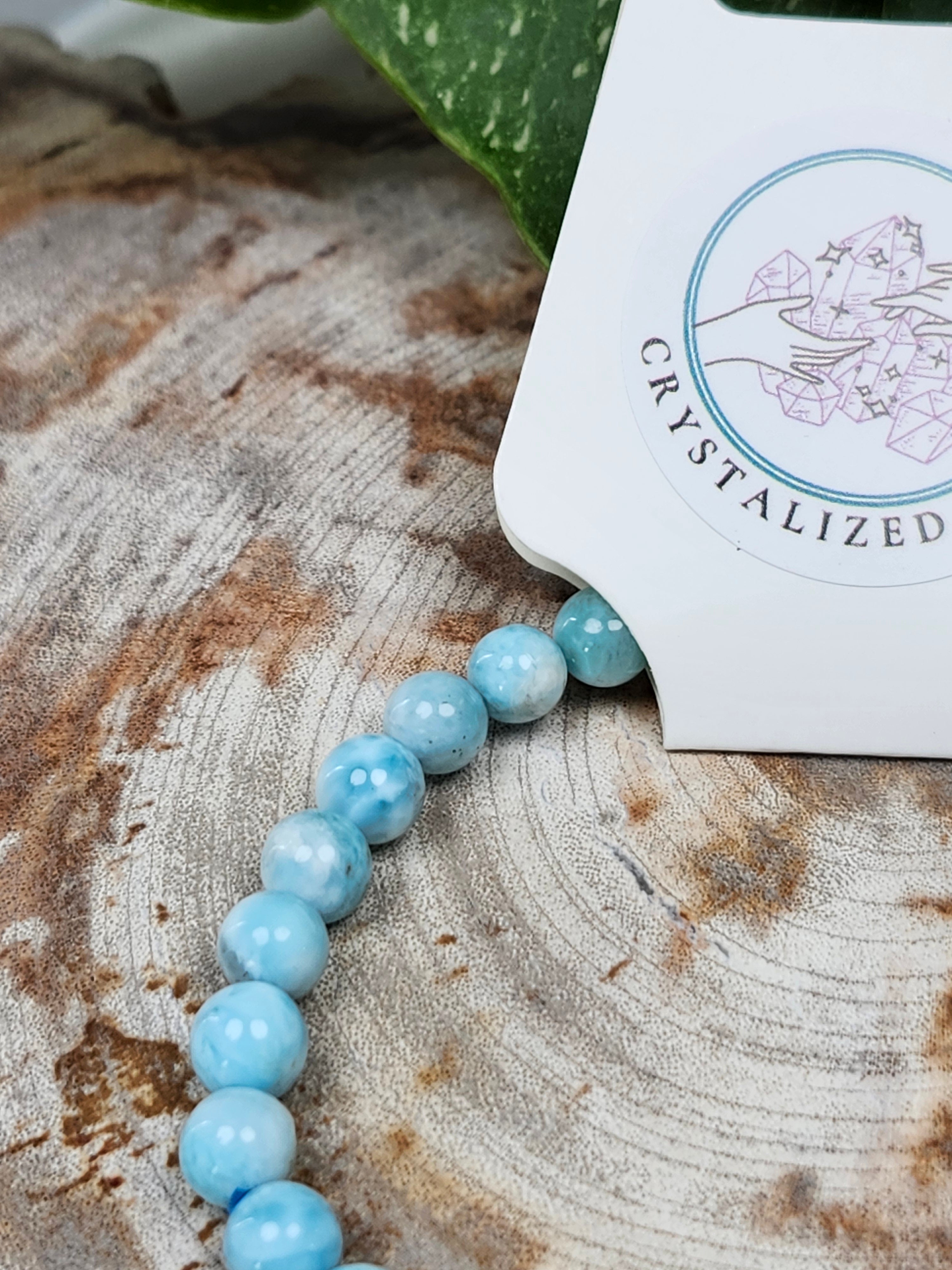 6MM LARIMAR BRACELET