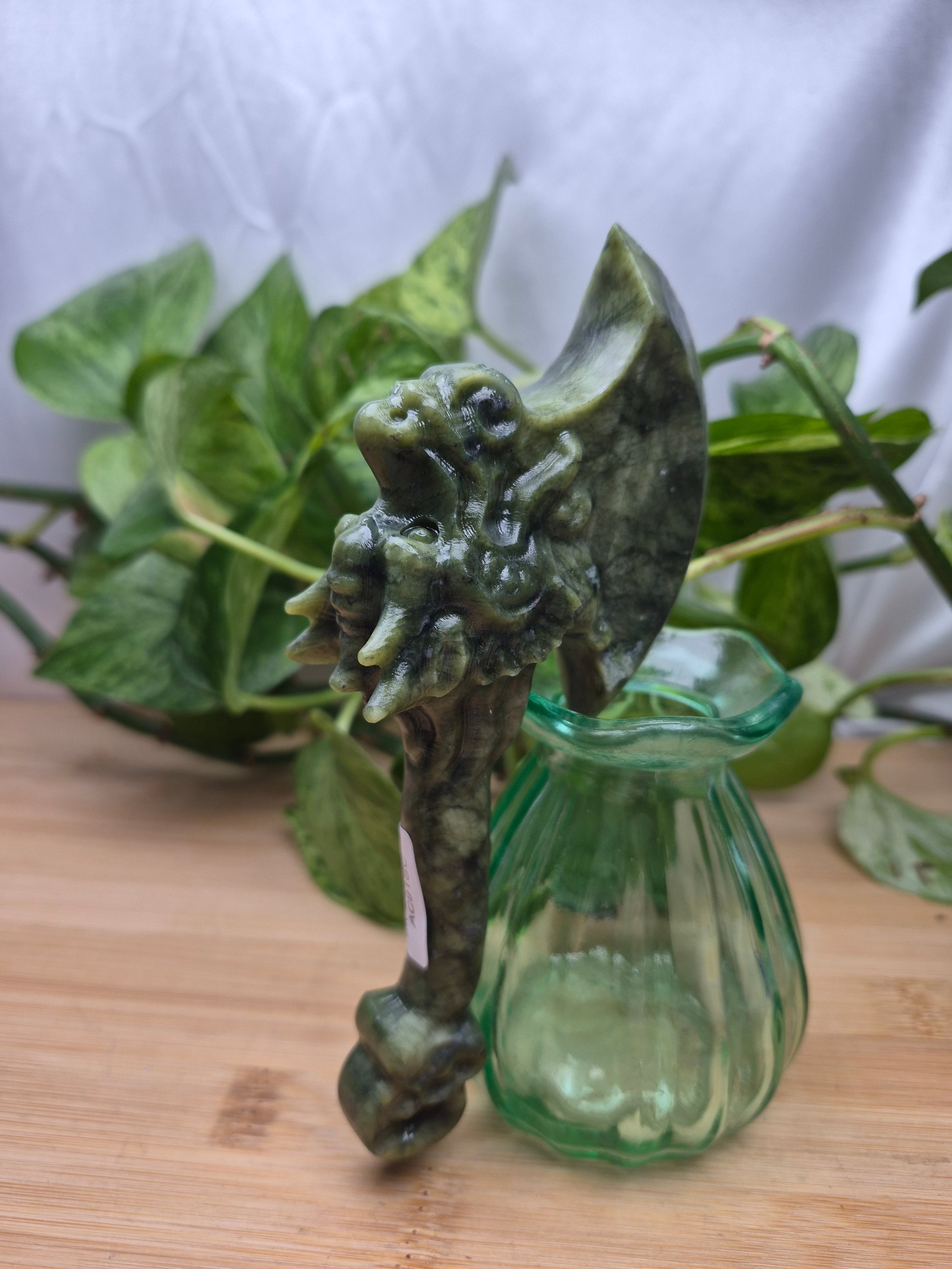 JADE DRAGON AXE