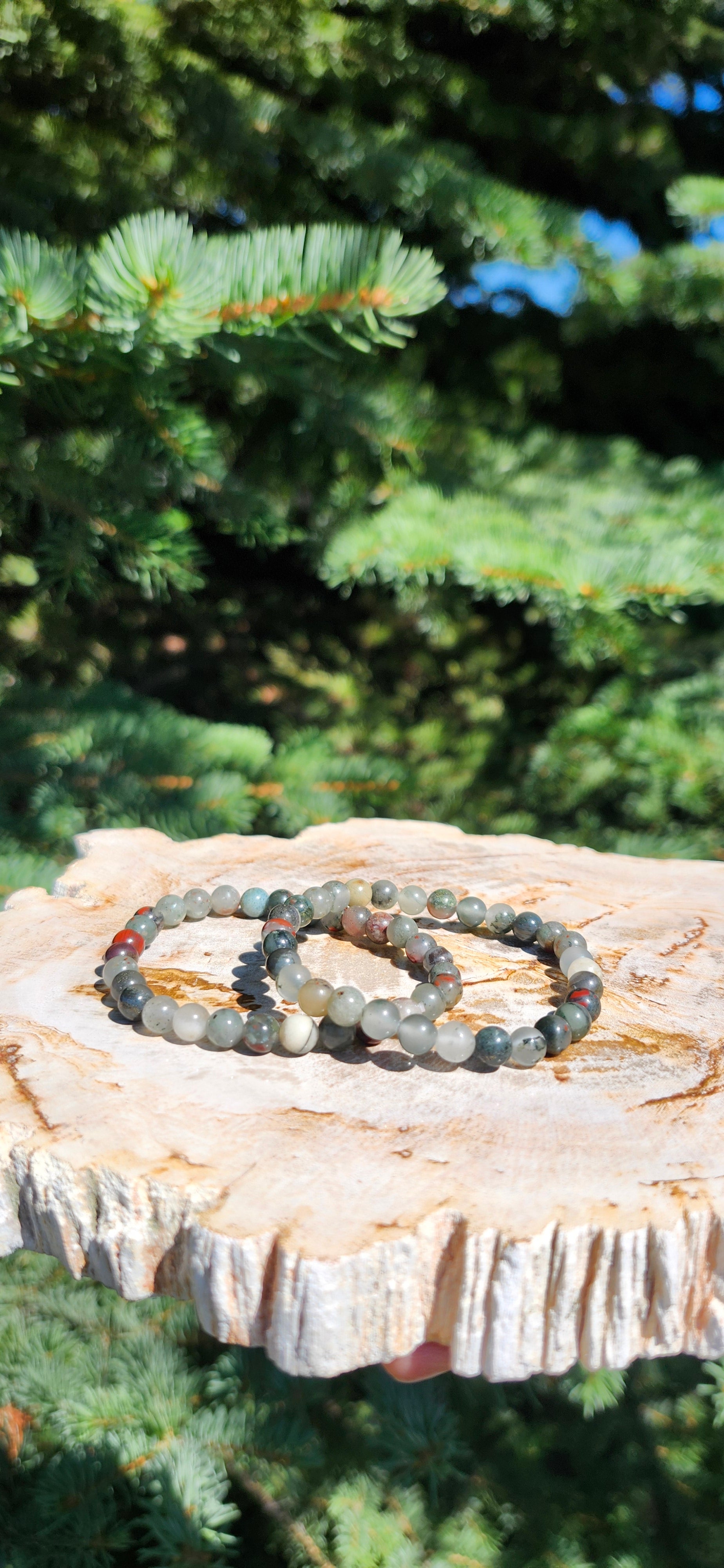 6mm BLOODSTONE BRACELET