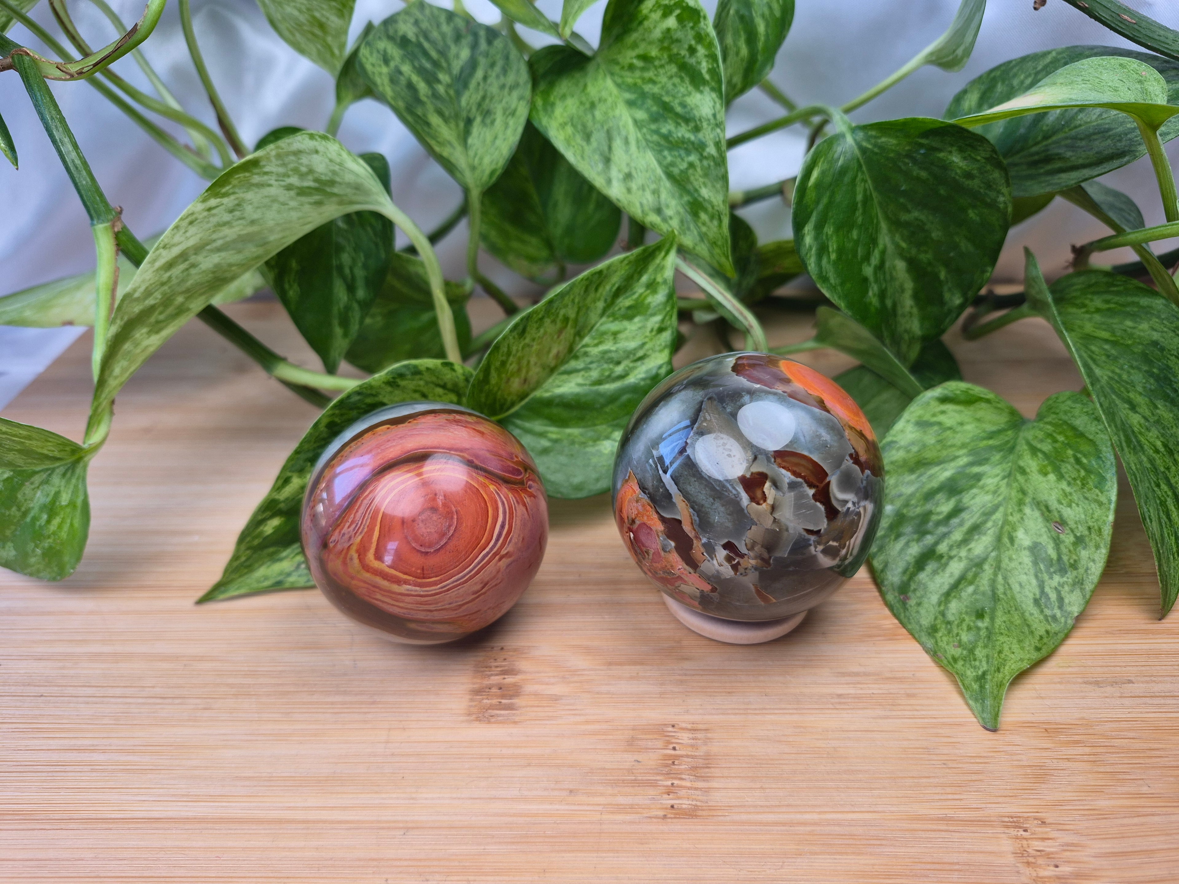 POLYCHROME JASPER SPHERE