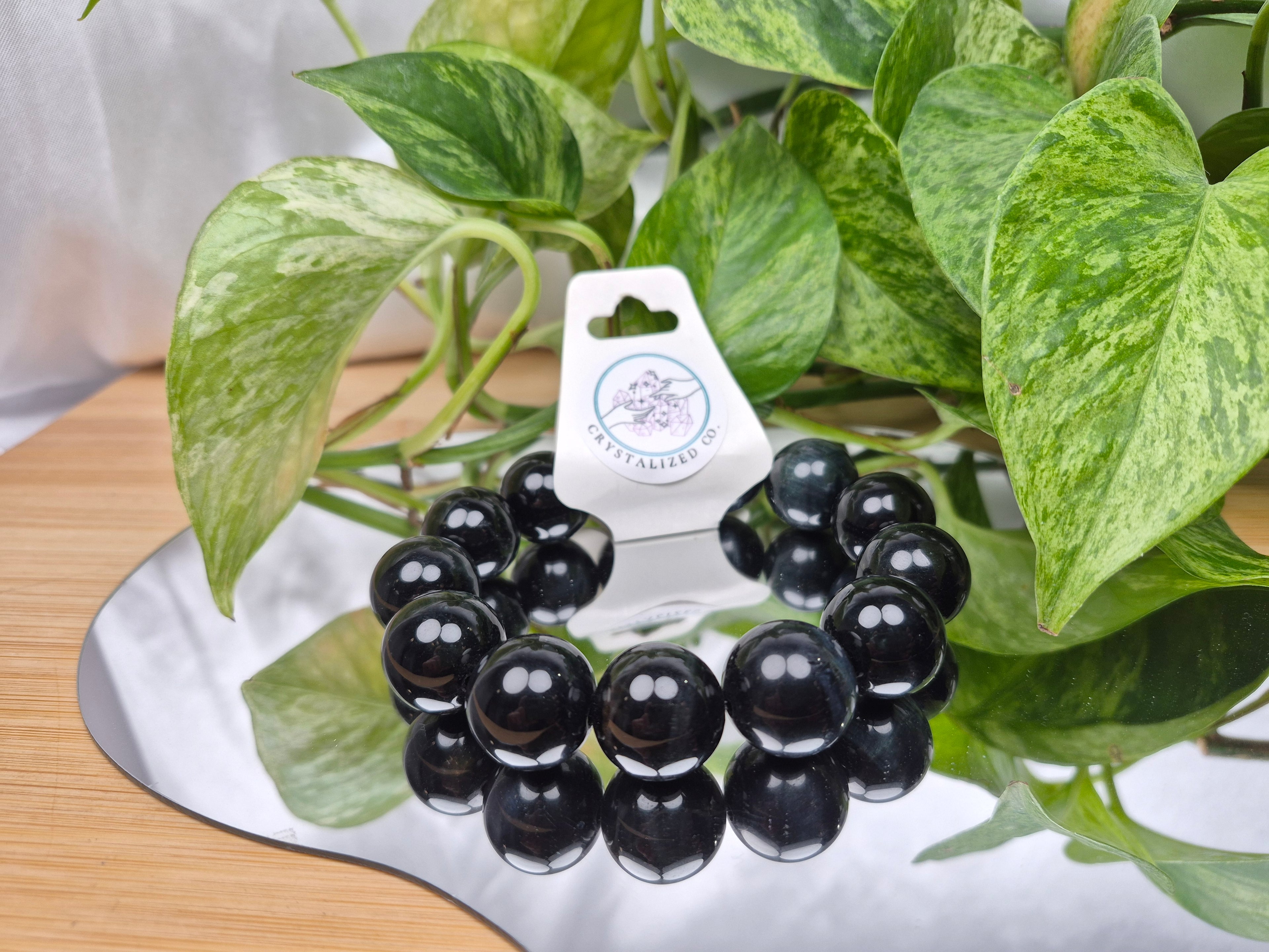 18mm BLUE TIGERS EYE BRACELET