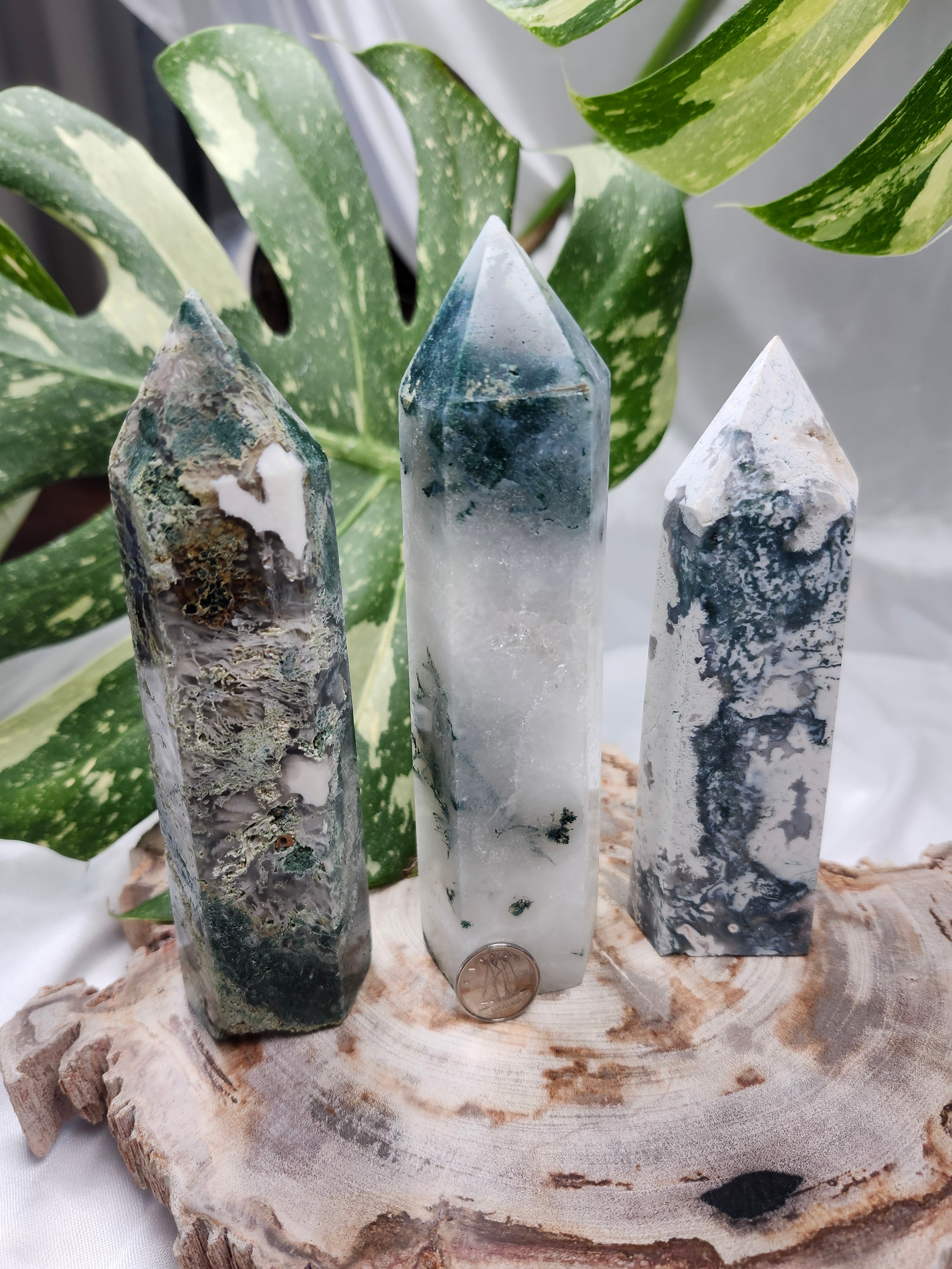 MOSS AGATE TOWER