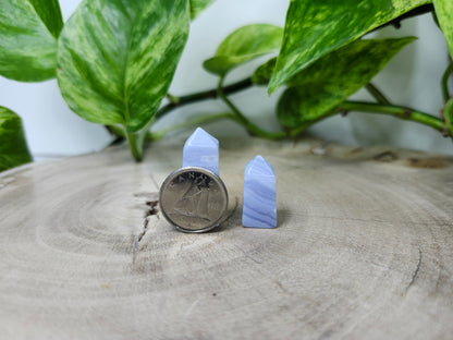BLUE LACE AGATE TOWER