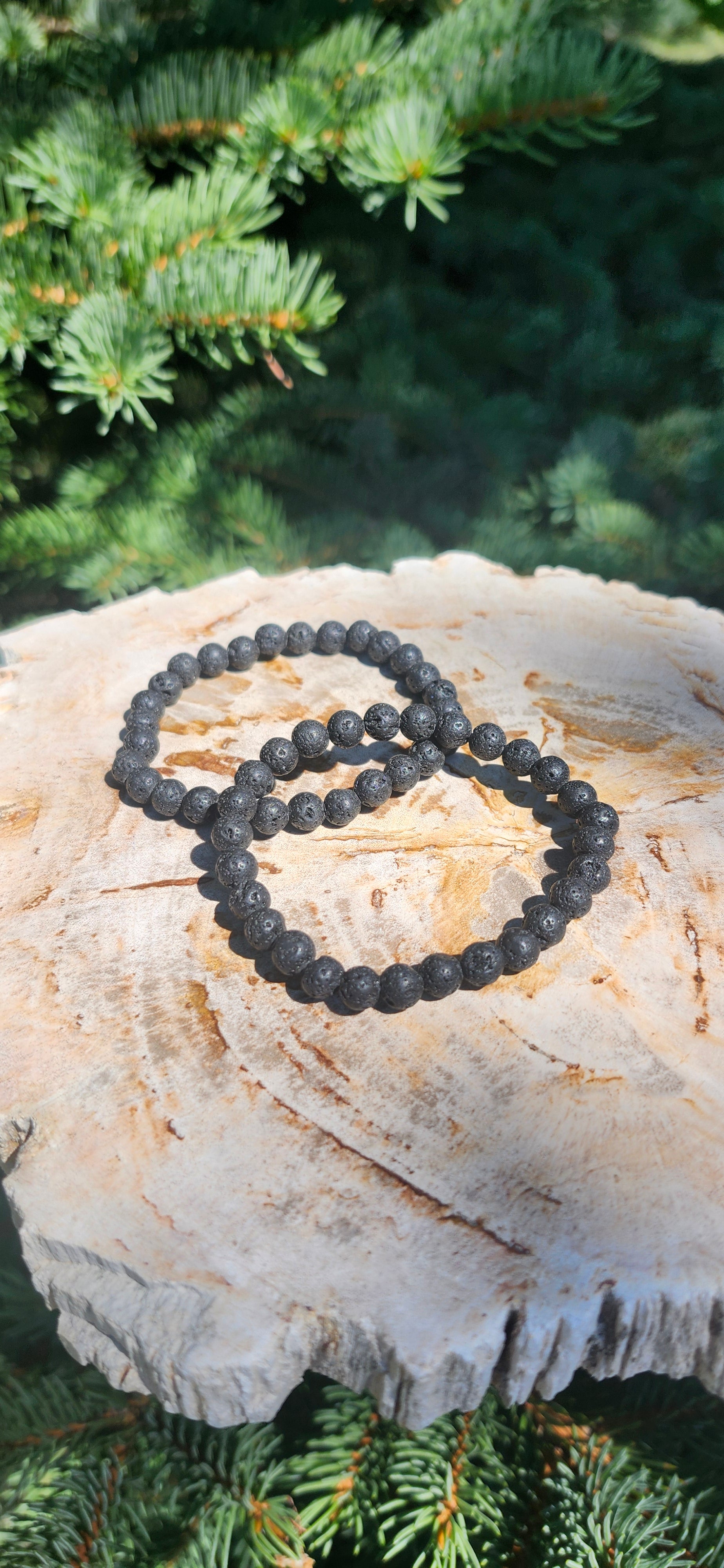 6mm LAVA STONE BRACELET
