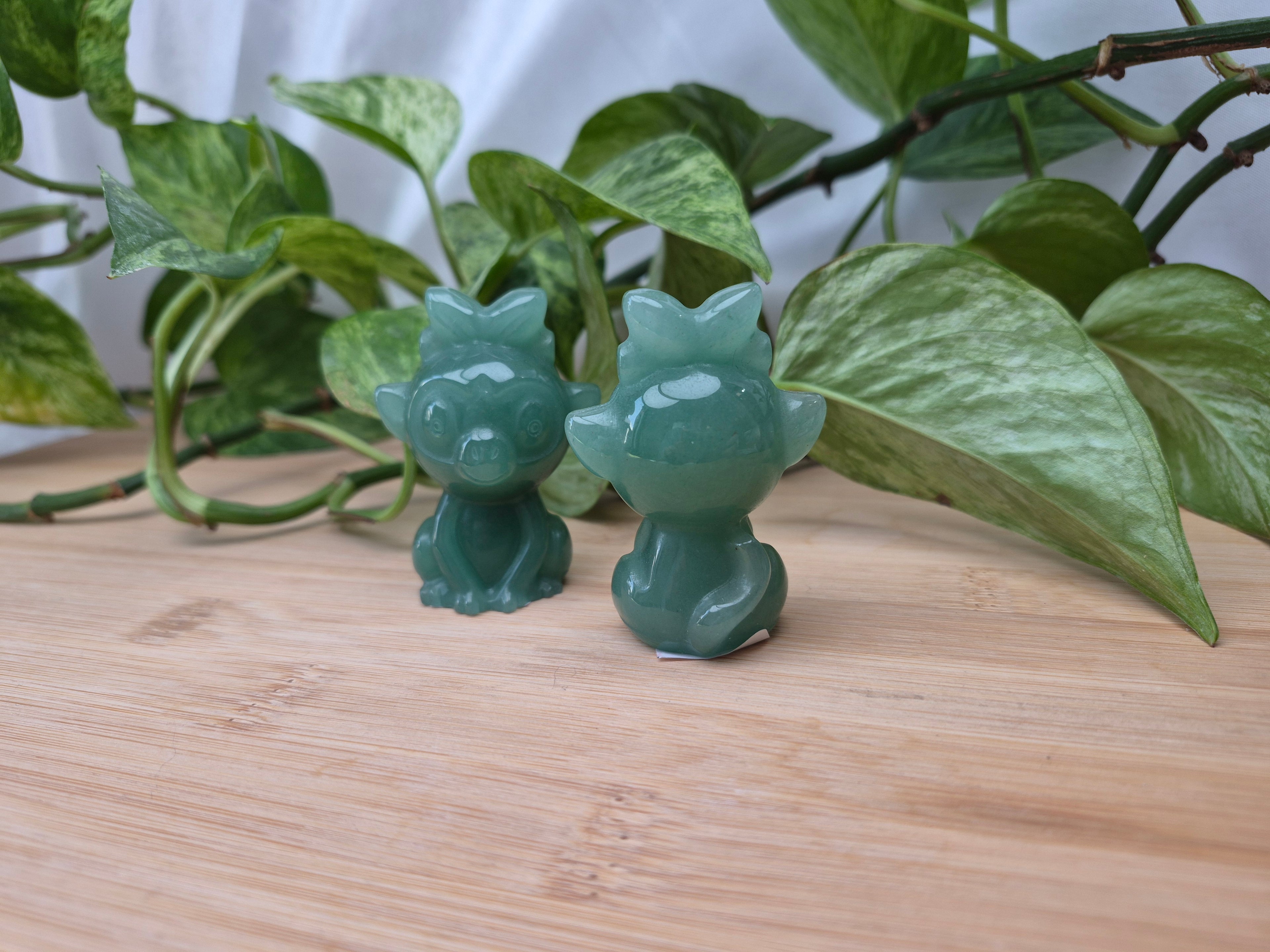 GREEN AVENTURINE GROOKEY LG
