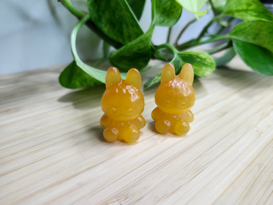 ORANGE CATS EYE LABUBU