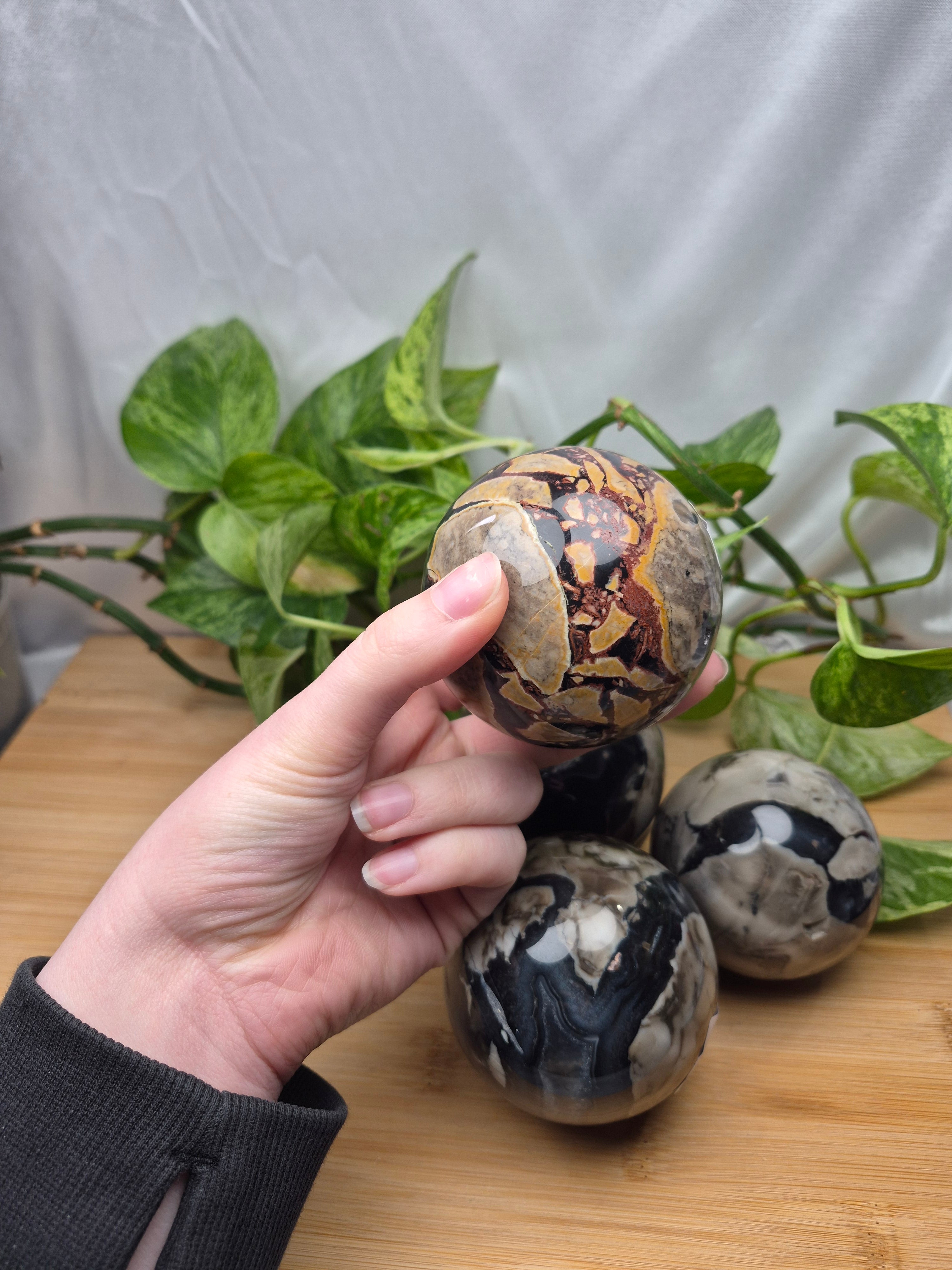 VOLCANO AGATE SPHERE