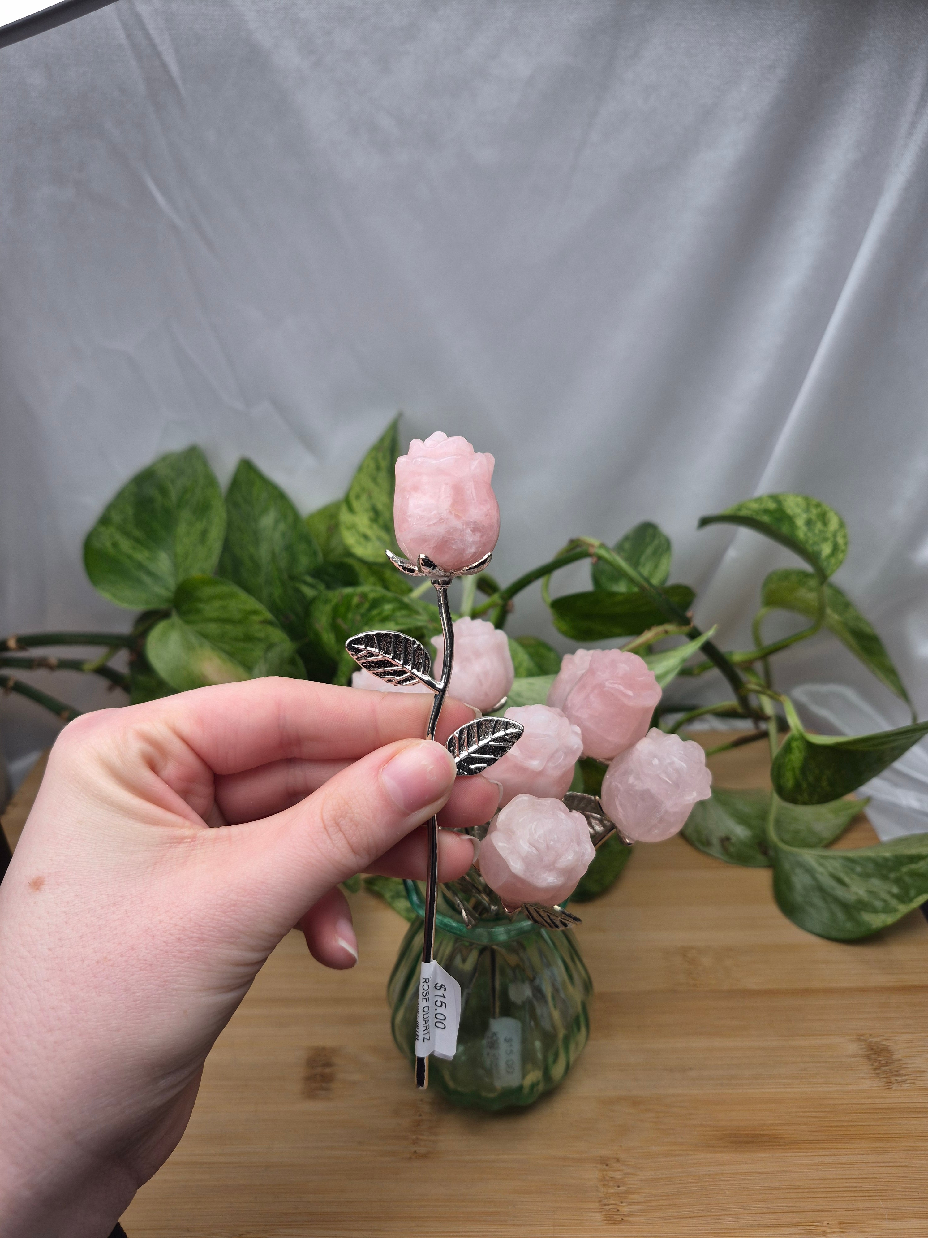 ROSE QUARTZ ROSE - FLOWER