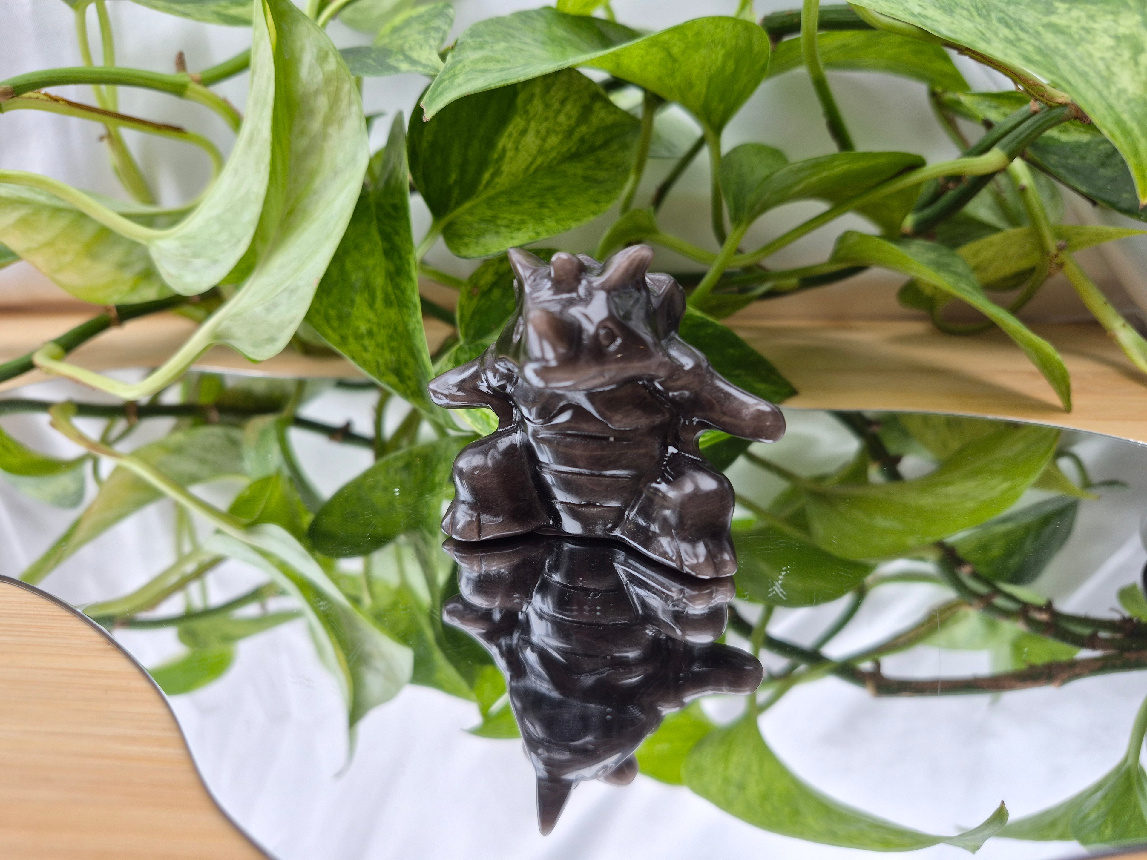 SILVER SHEEN OBSIDIAN RHYDON