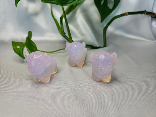 PINK OPALITE HIGHLAND COW