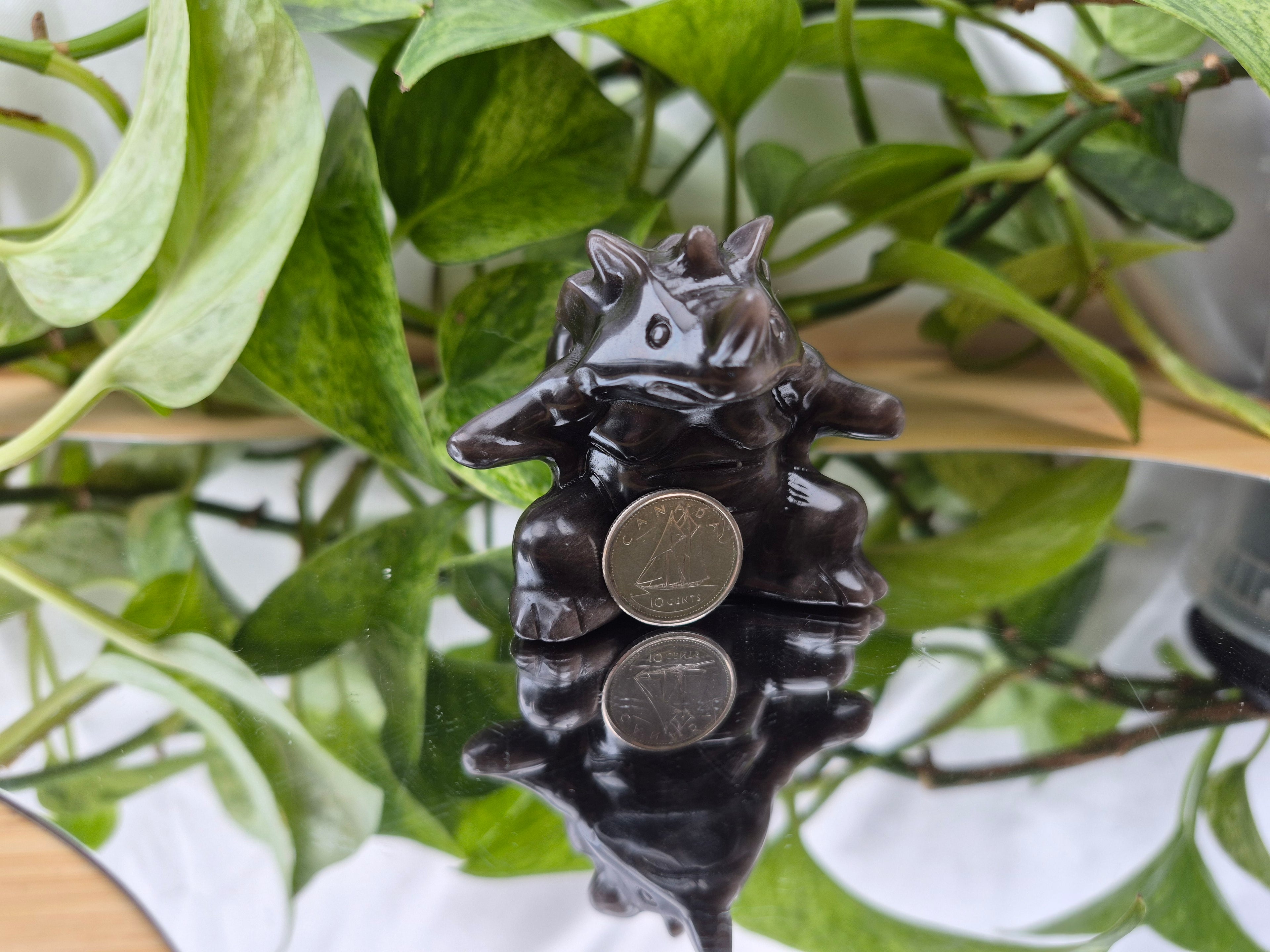 SILVER SHEEN OBSIDIAN RHYDON
