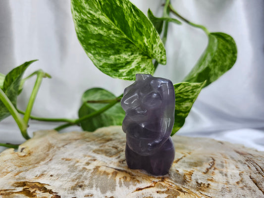 FLUORITE PREGNANT GODDESS BODY