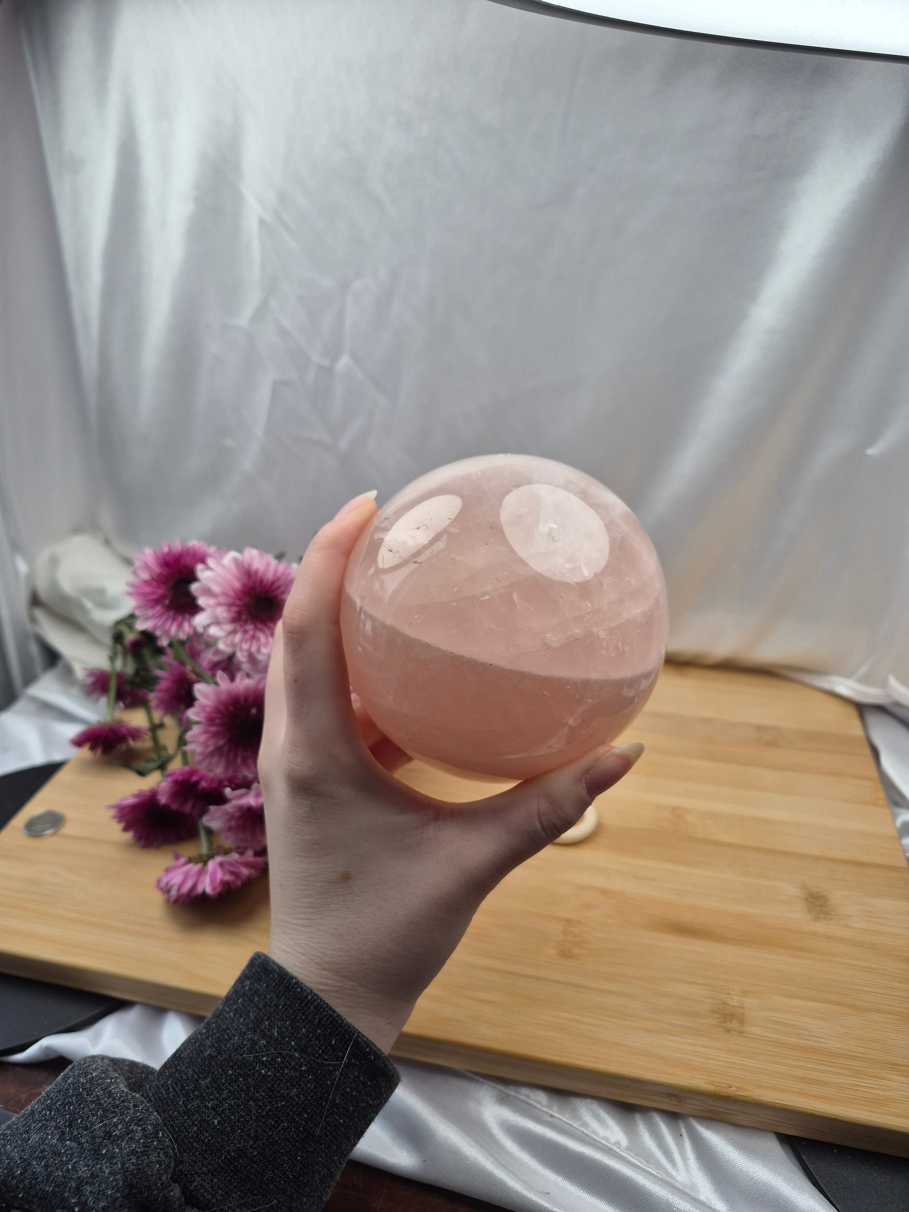 ROSE QUARTZ SPHERE