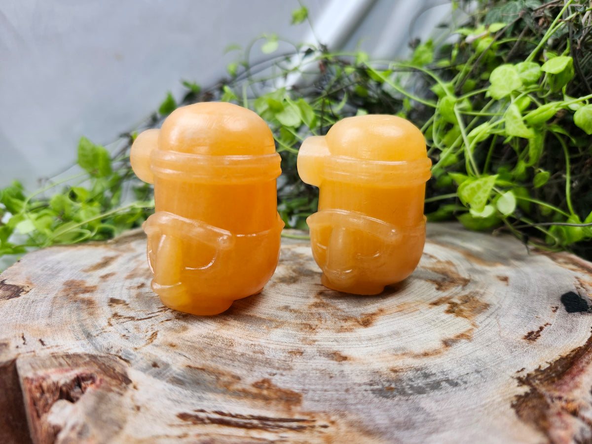 ORANGE CALCITE MINION MD