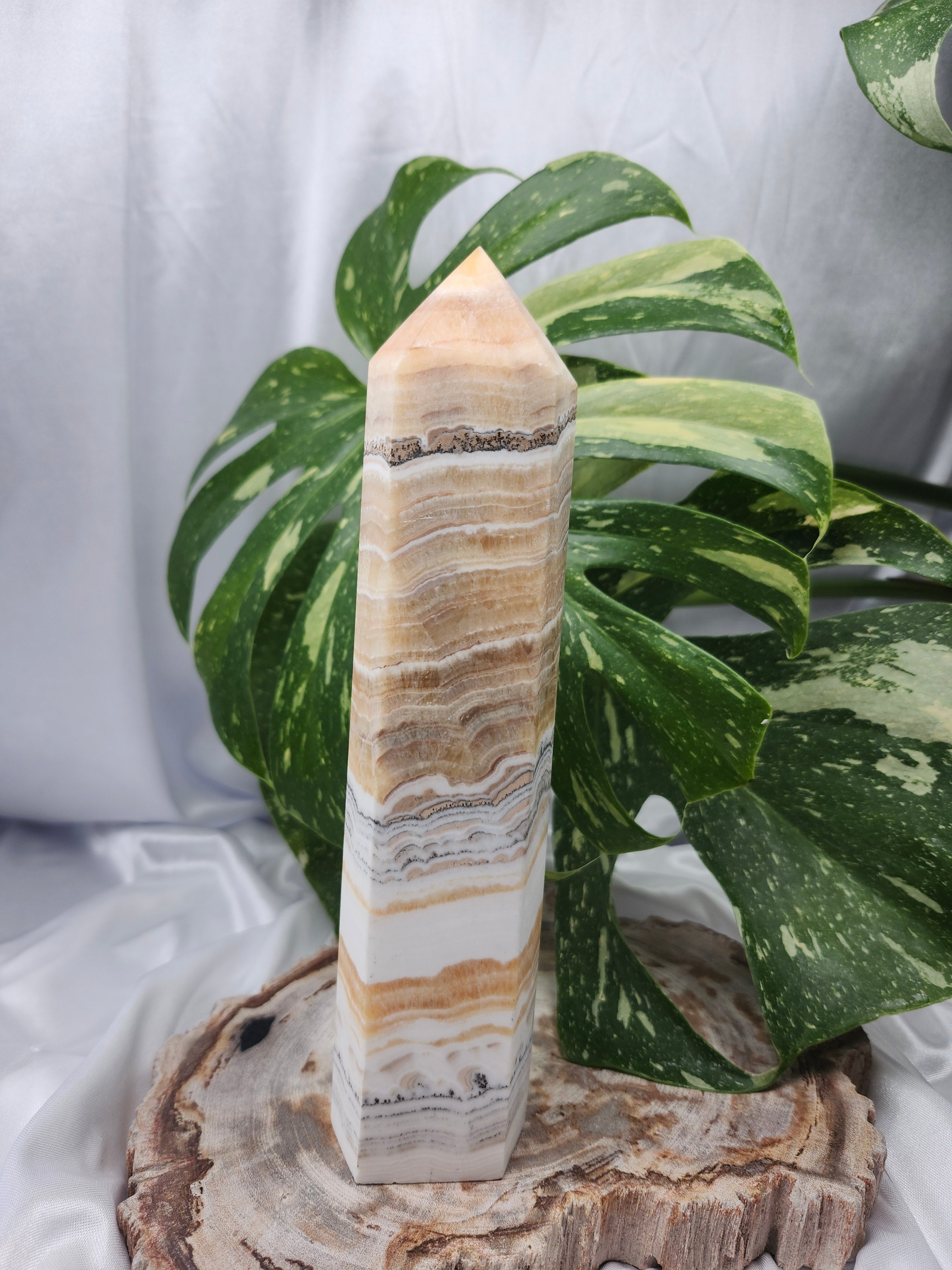 BLACK PHANTOM CALCITE TOWER #2