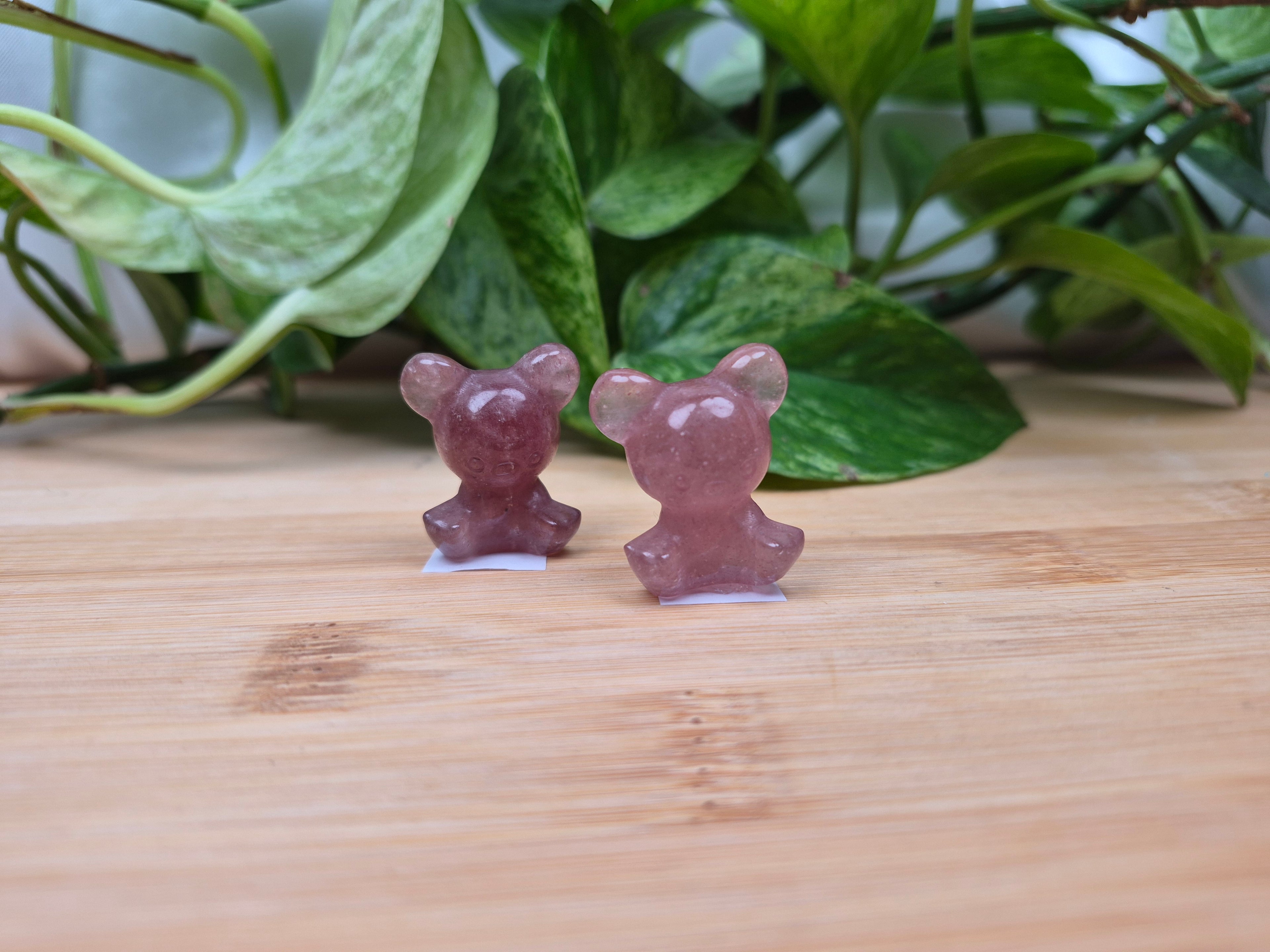 STRAWBERRY QUARTZ TEDDIURA