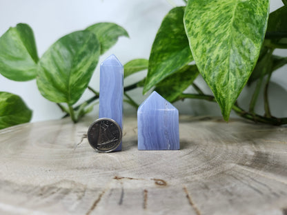BLUE LACE AGATE TOWER