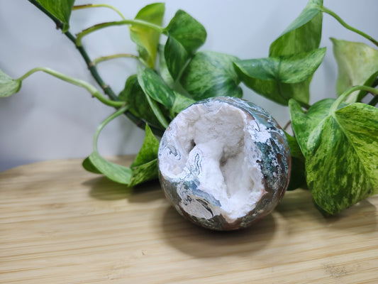 RED MOSS AGATE SPHERE