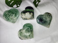 FEATHER FLUORITE HEART LG