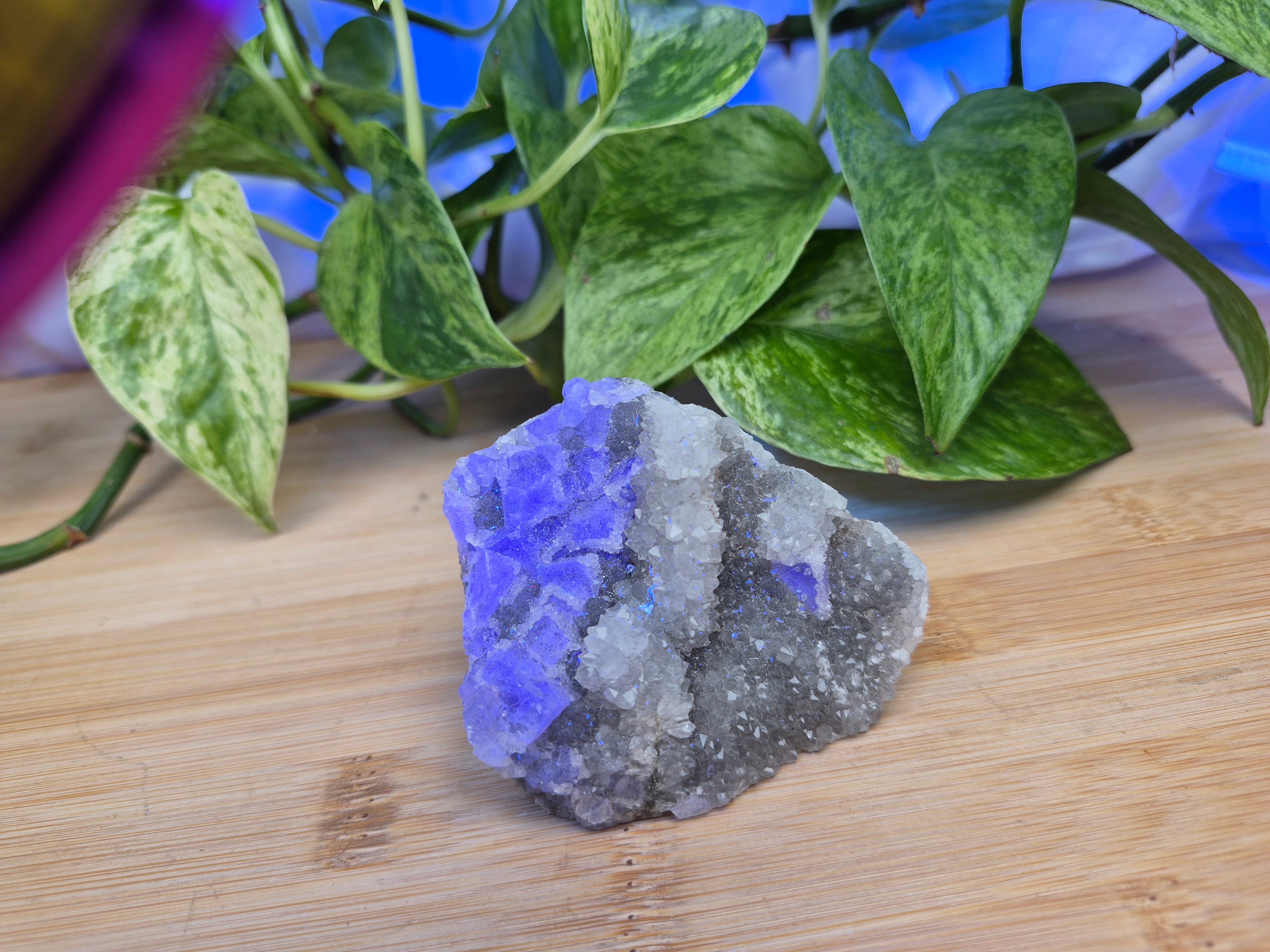SUGAR FLUORITE CLUSTER