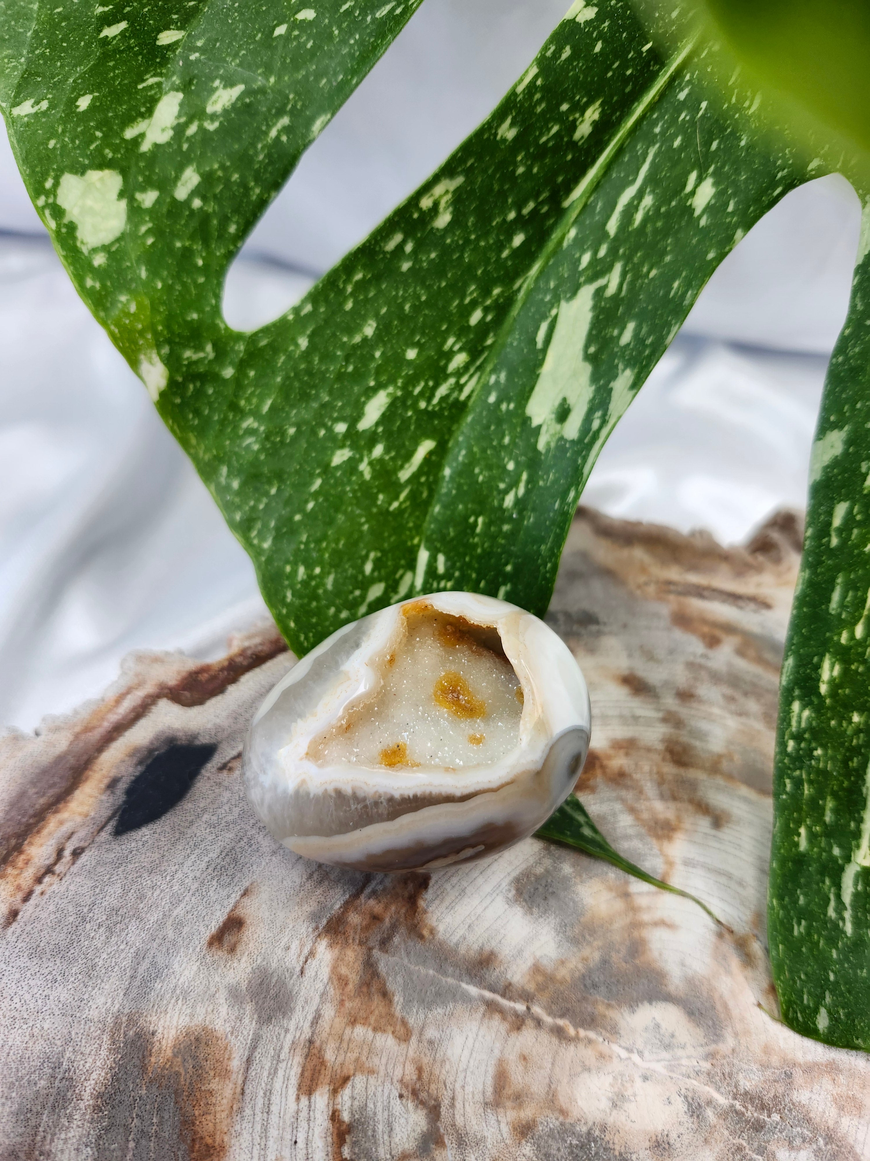 DRUZY AGATE EGG