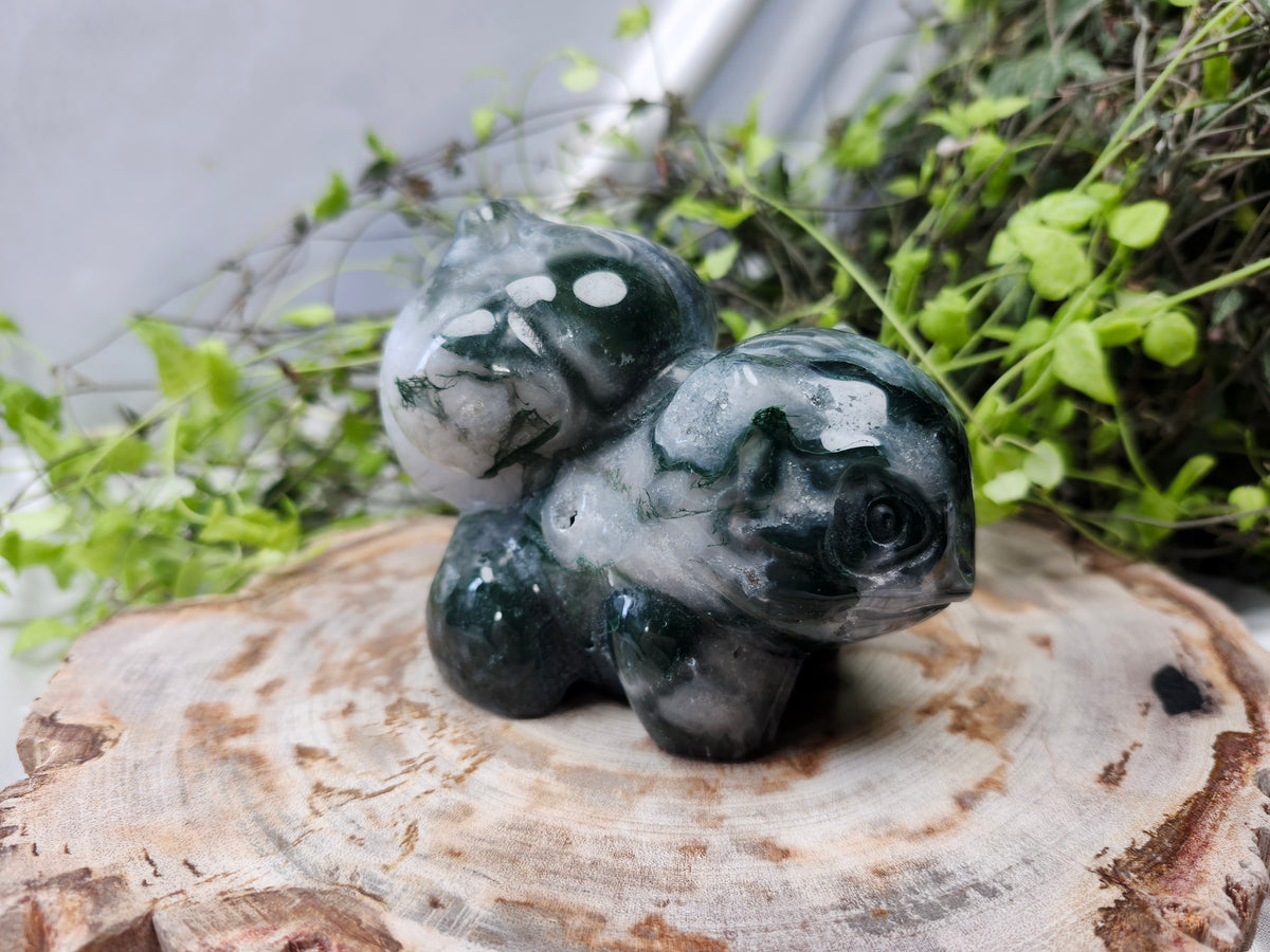 XL MOSS AGATE BULBASAUR