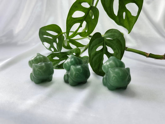 GREEN AVENTURINE BULBASAUR