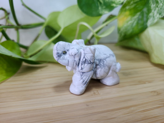HOWLITE ELEPHANT