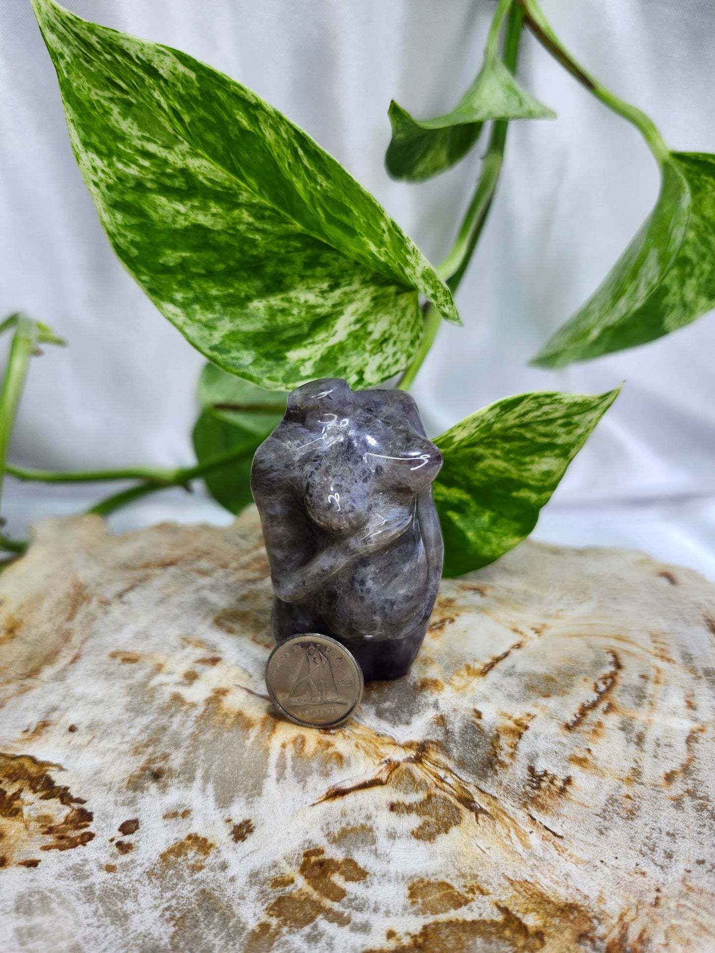 AMETHYST PREGNANT GODDESS BODY