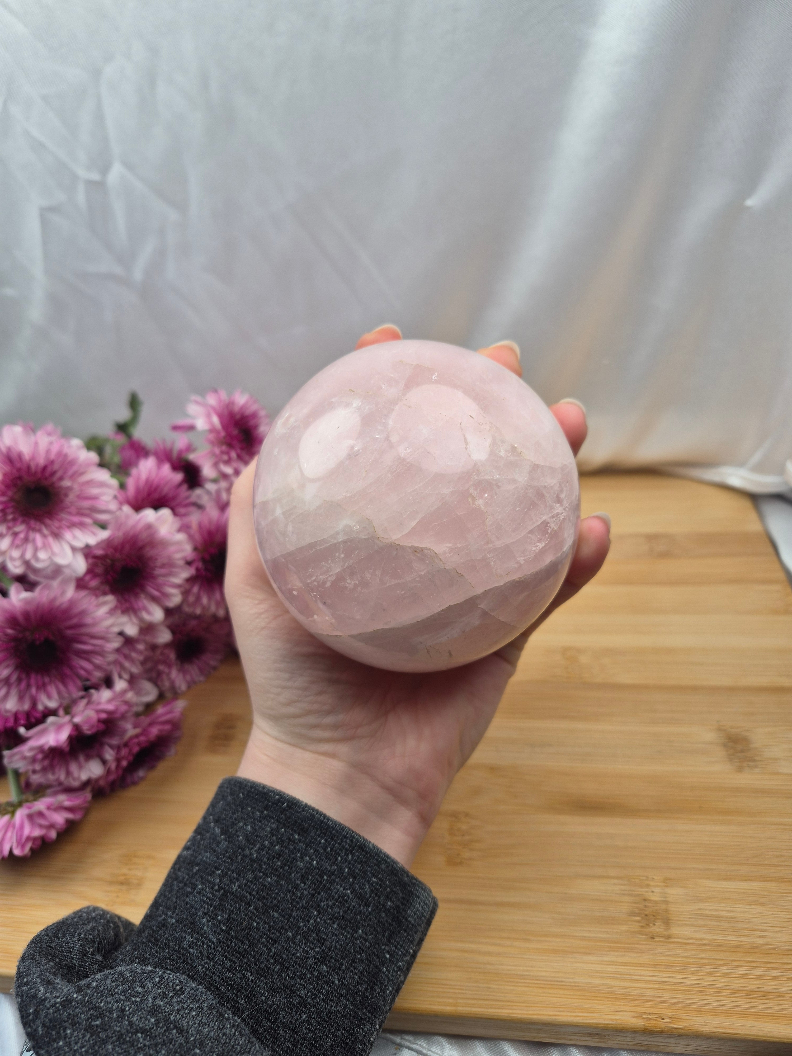ROSE QUARTZ SPHERE