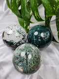 MOSS AGATE SPHERE