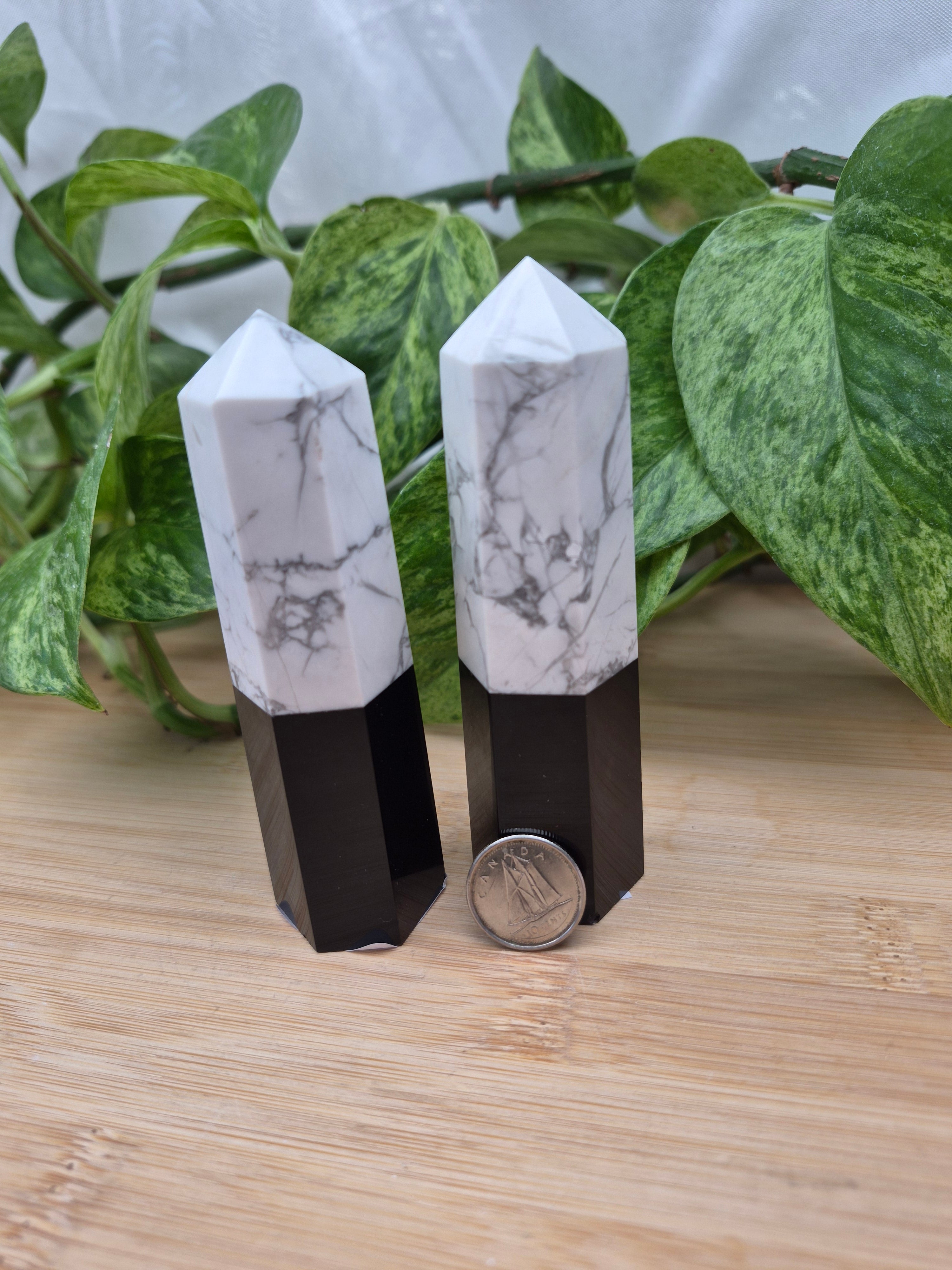 HOWLITE & OBSIDIAN TOWER