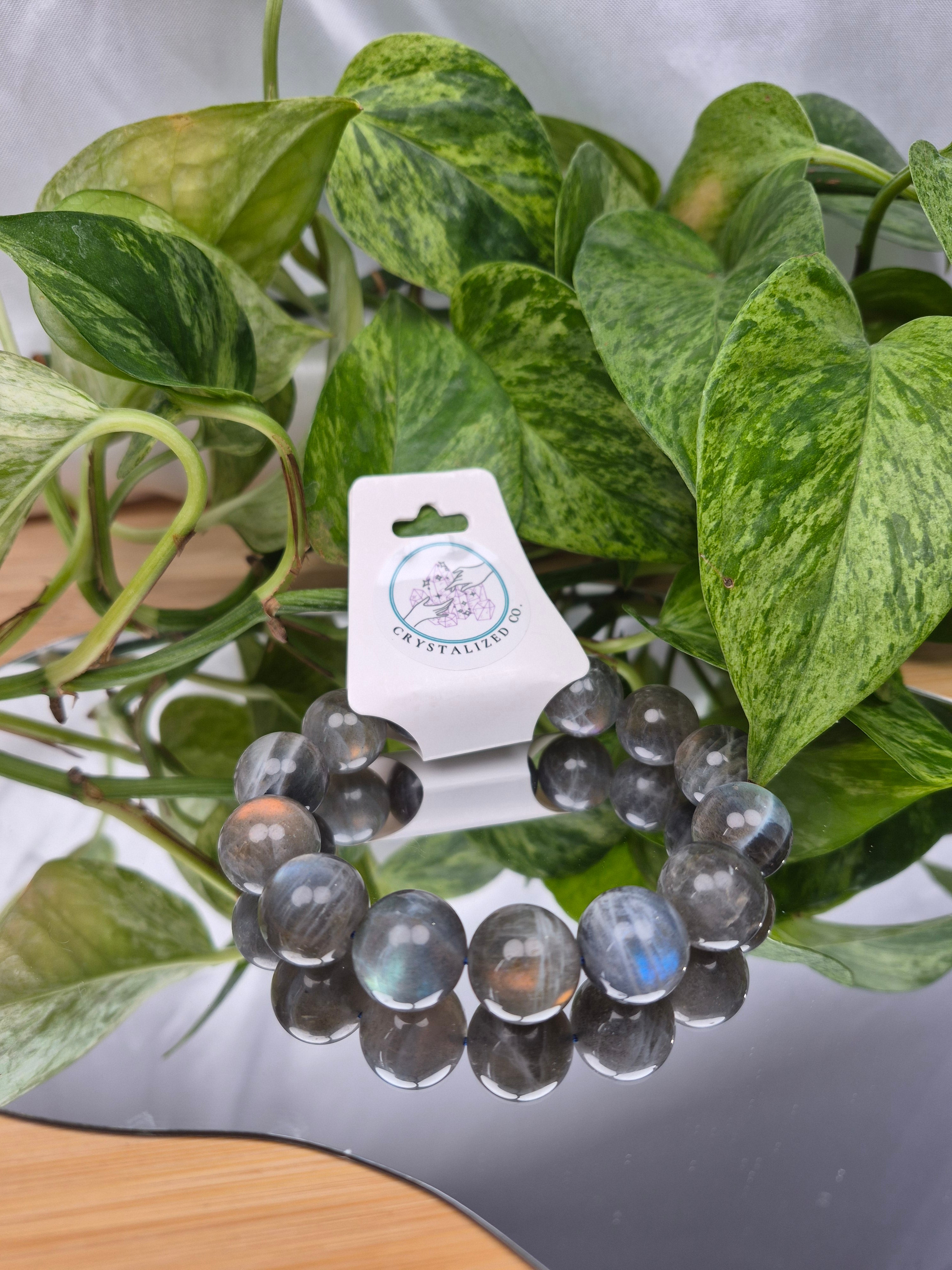 15mm LABRADORITE BRACELET