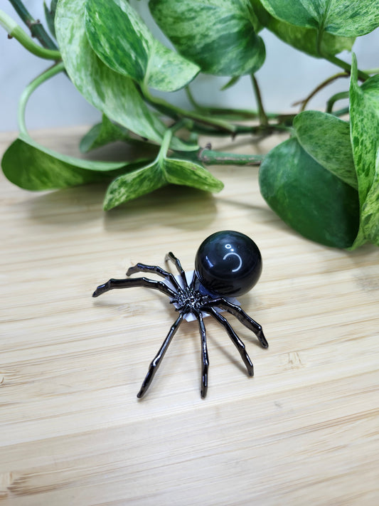 RAINBOW OBSIDIAN SPIDER