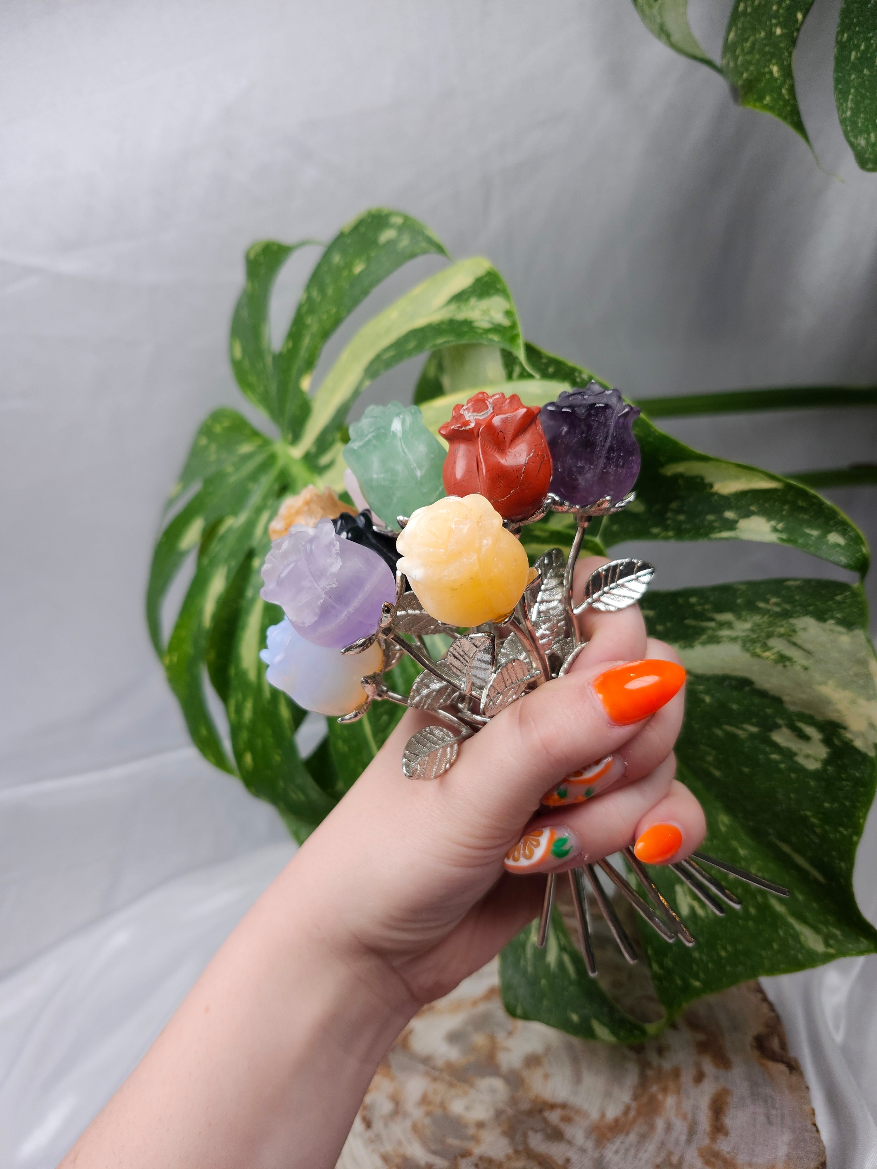 MIXED CRYSTAL ROSE - FLOWER