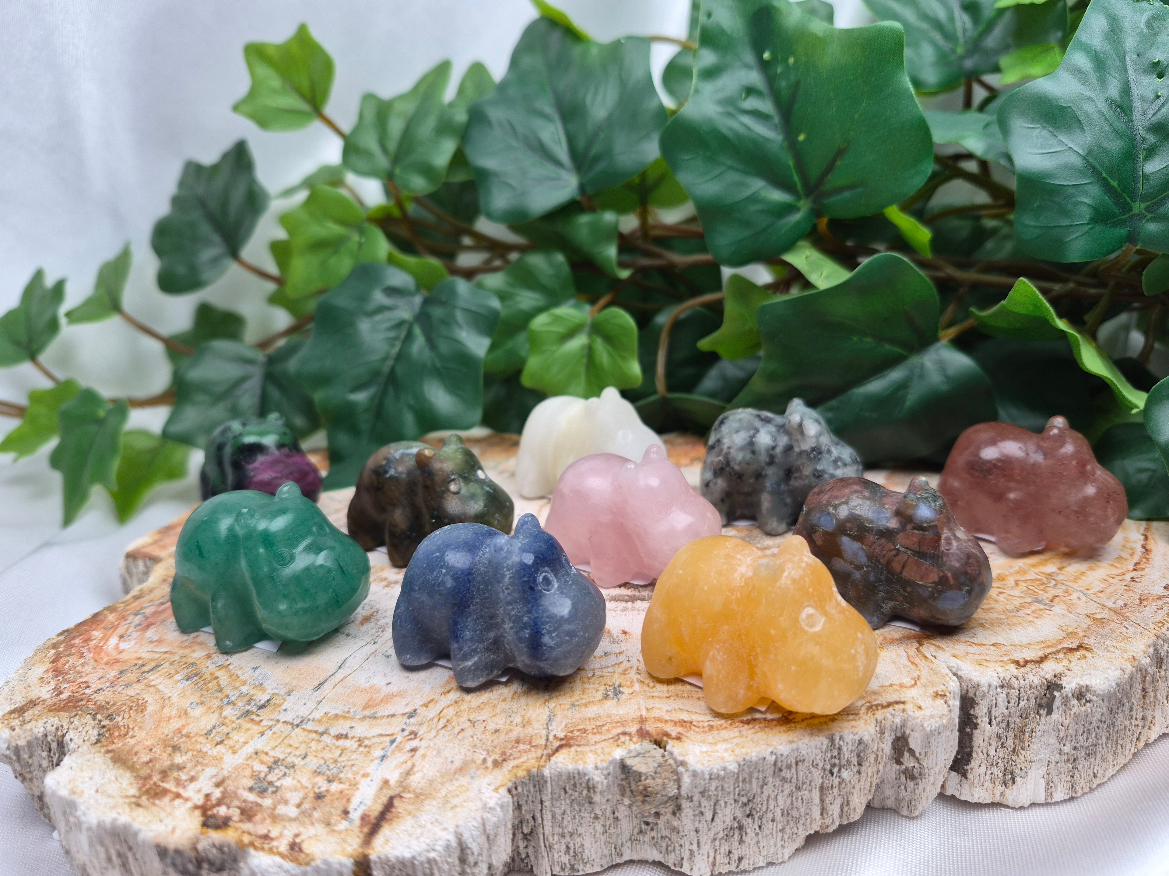 MIXED CRYSTAL HIPPO