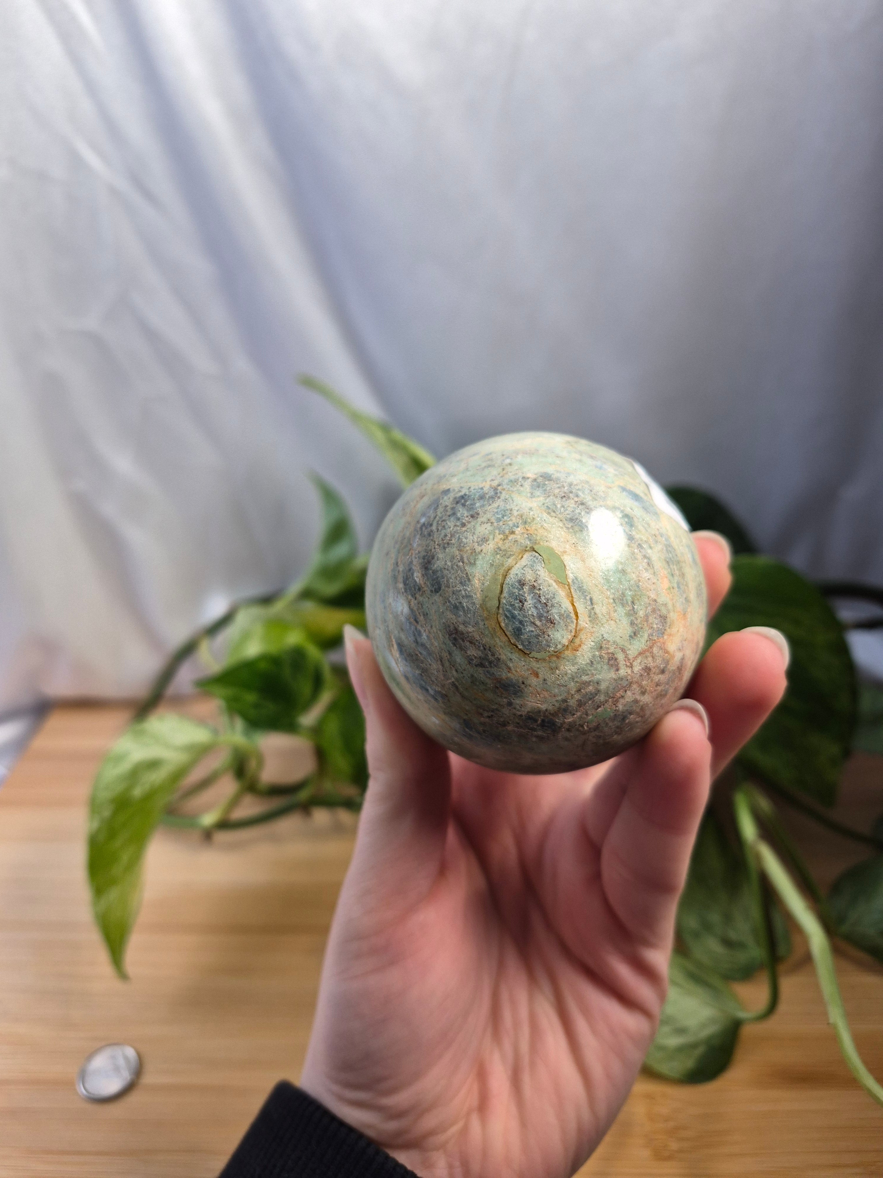 RUBY IN FUSCHITE SPHERE