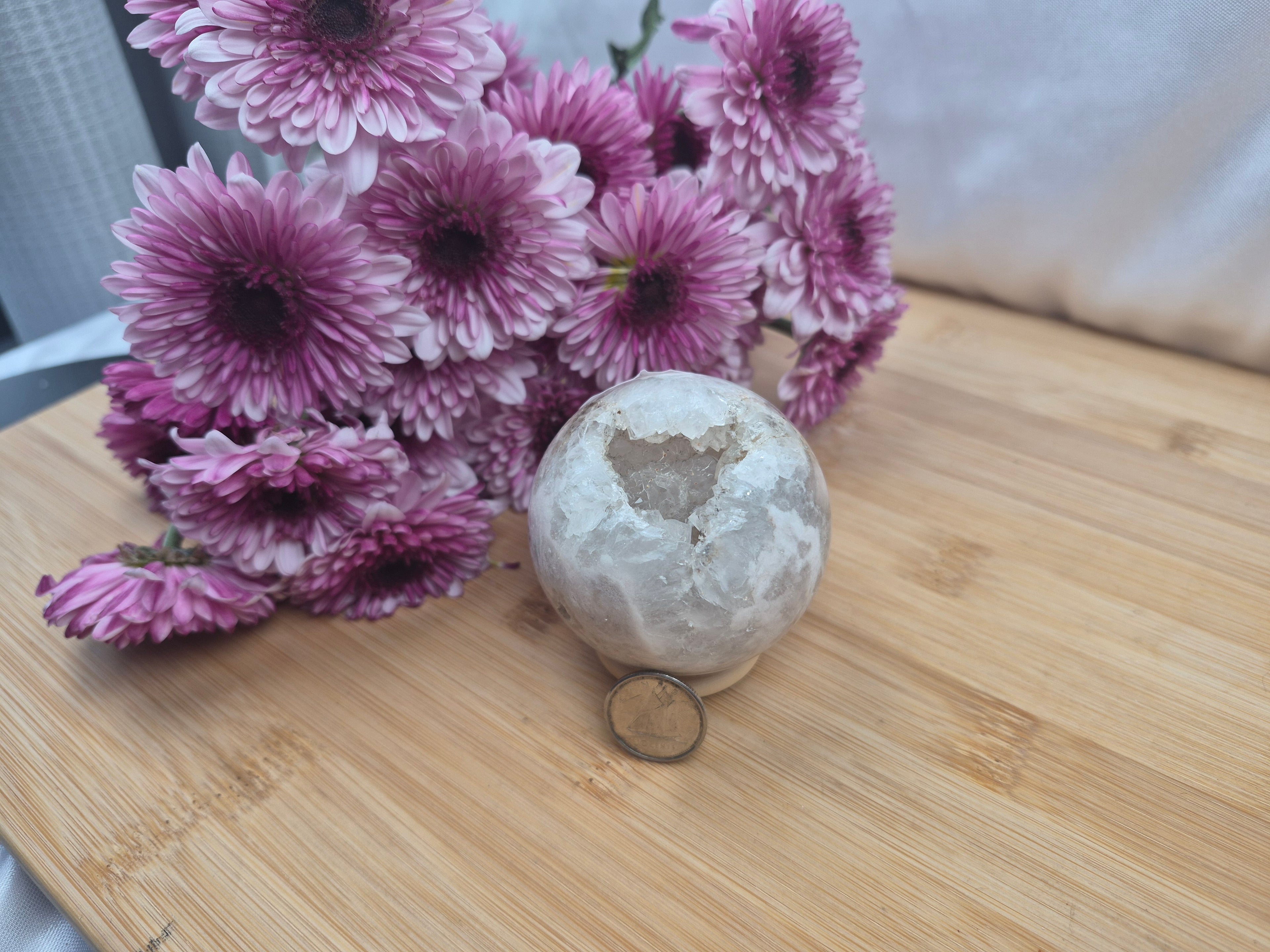 PINK AMETHYST SPHERE