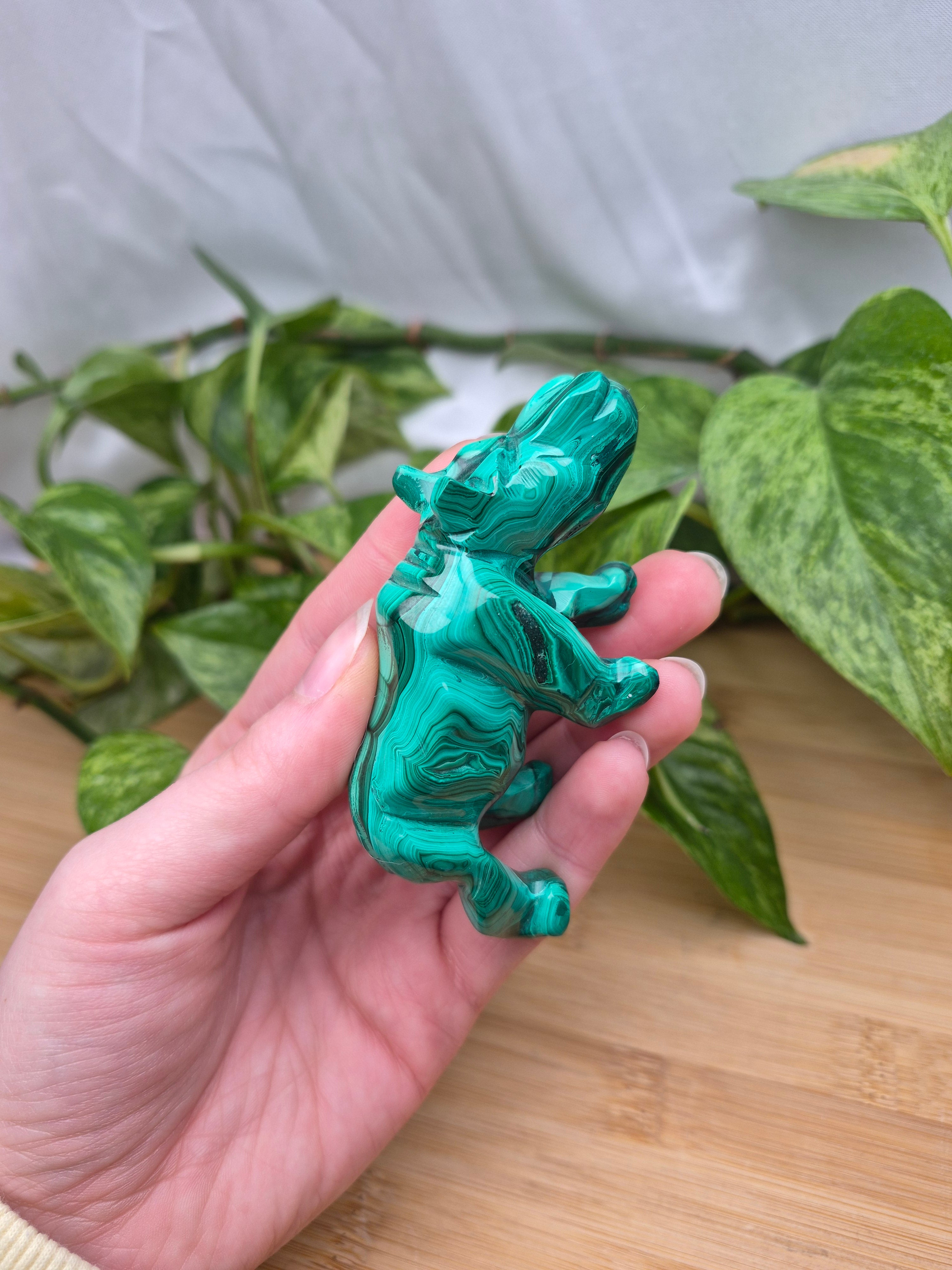 MALACHITE HIPPO