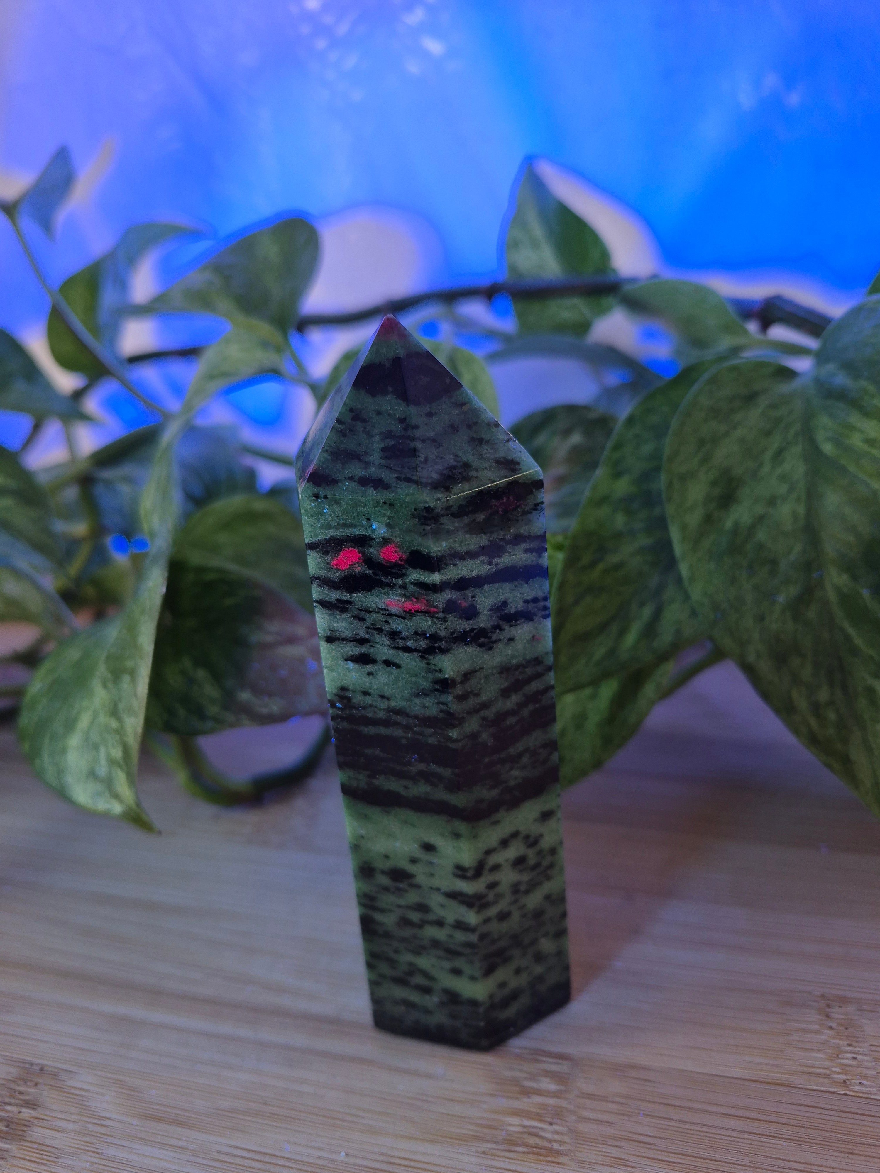 RUBY ZOISITE TOWER