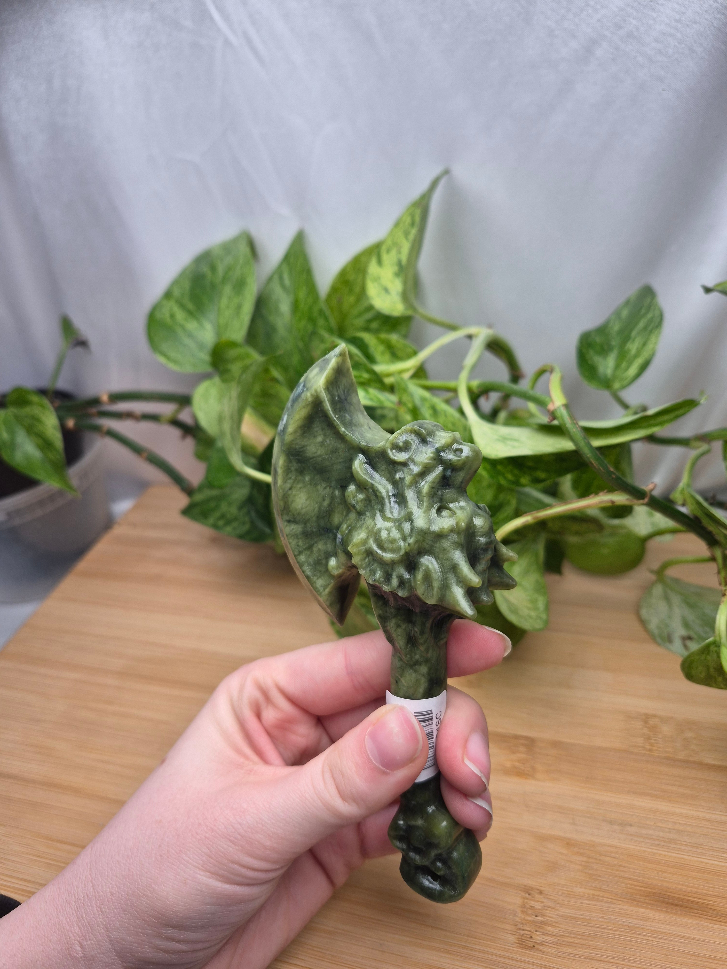 JADE DRAGON AXE