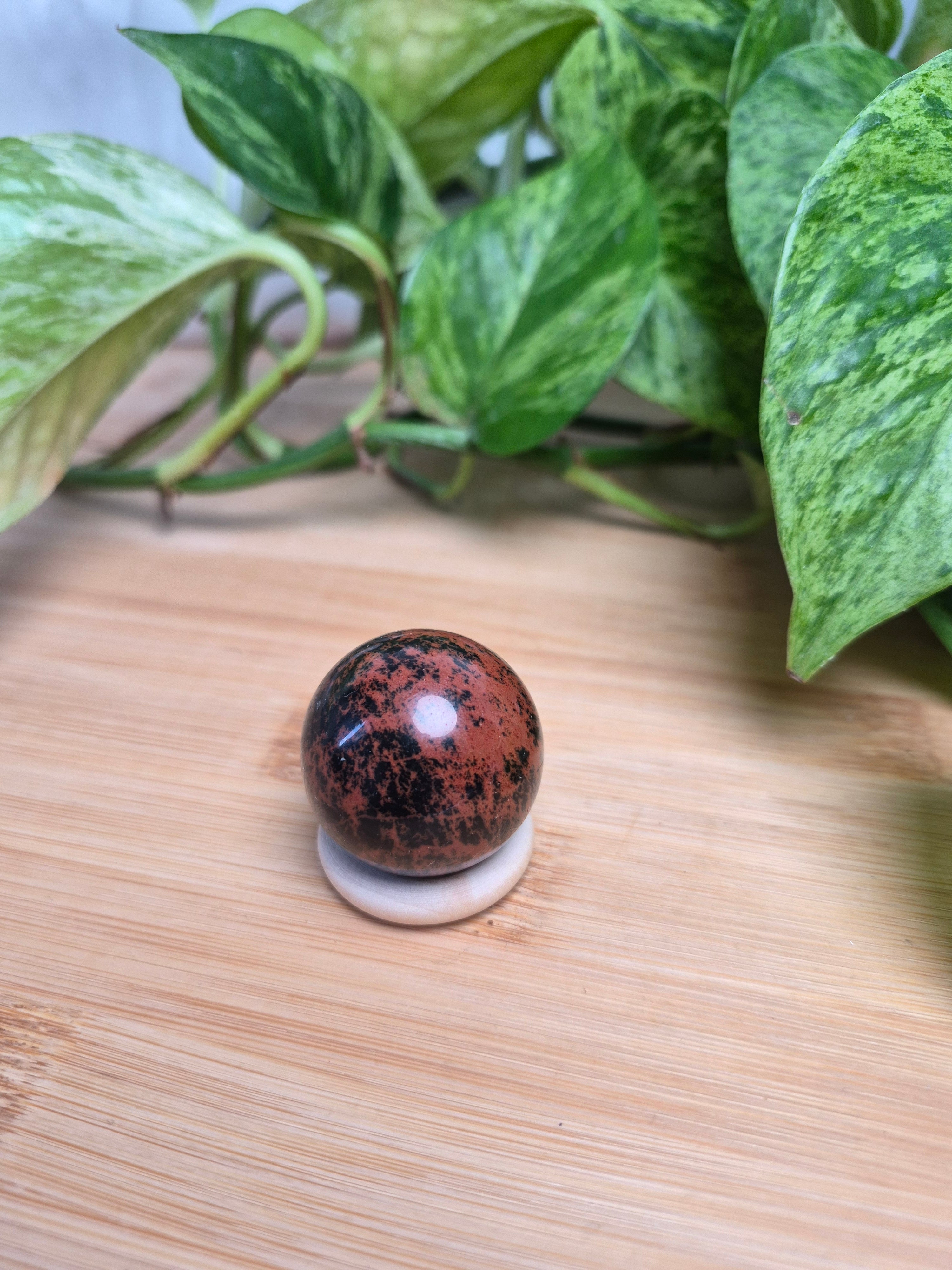 MAHOGANY OBSIDIAN SPHERE