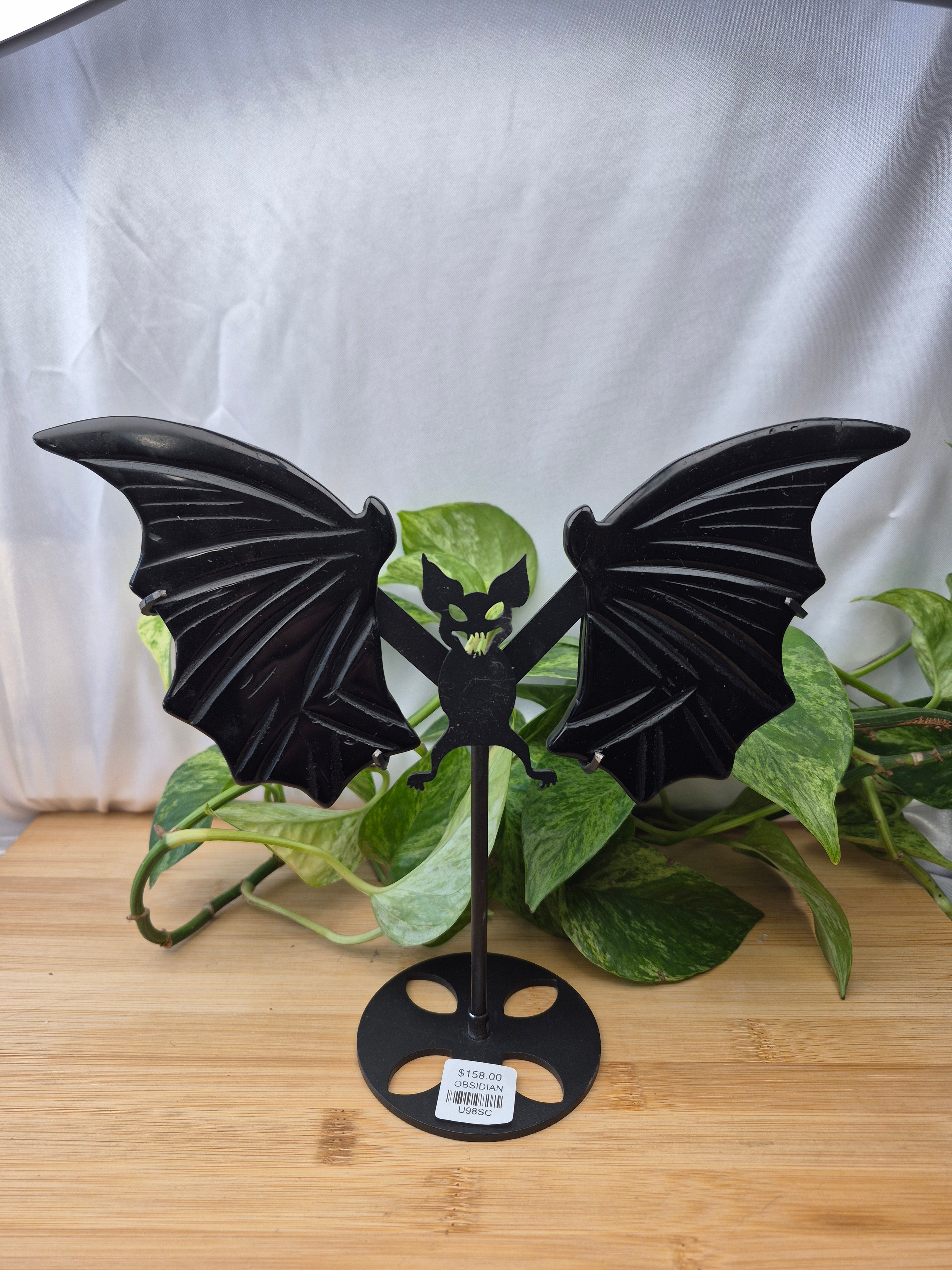 OBSIDIAN BAT WINGS LG
