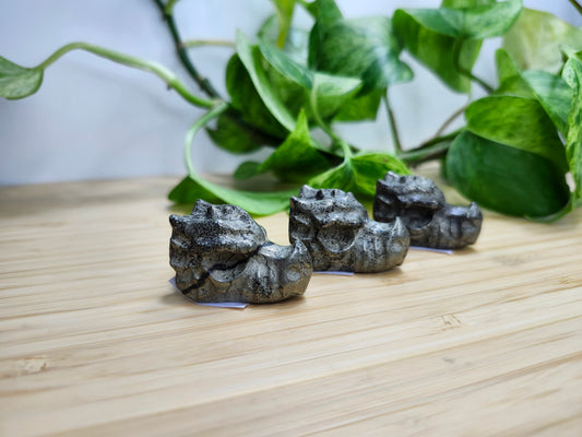 PYRITE DRAGON HEAD SM