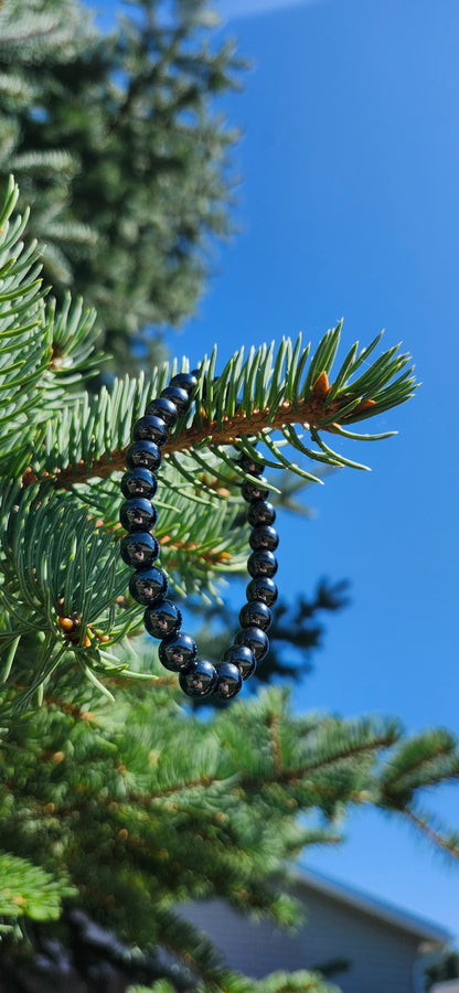 8mm HEMATITE BRACELET