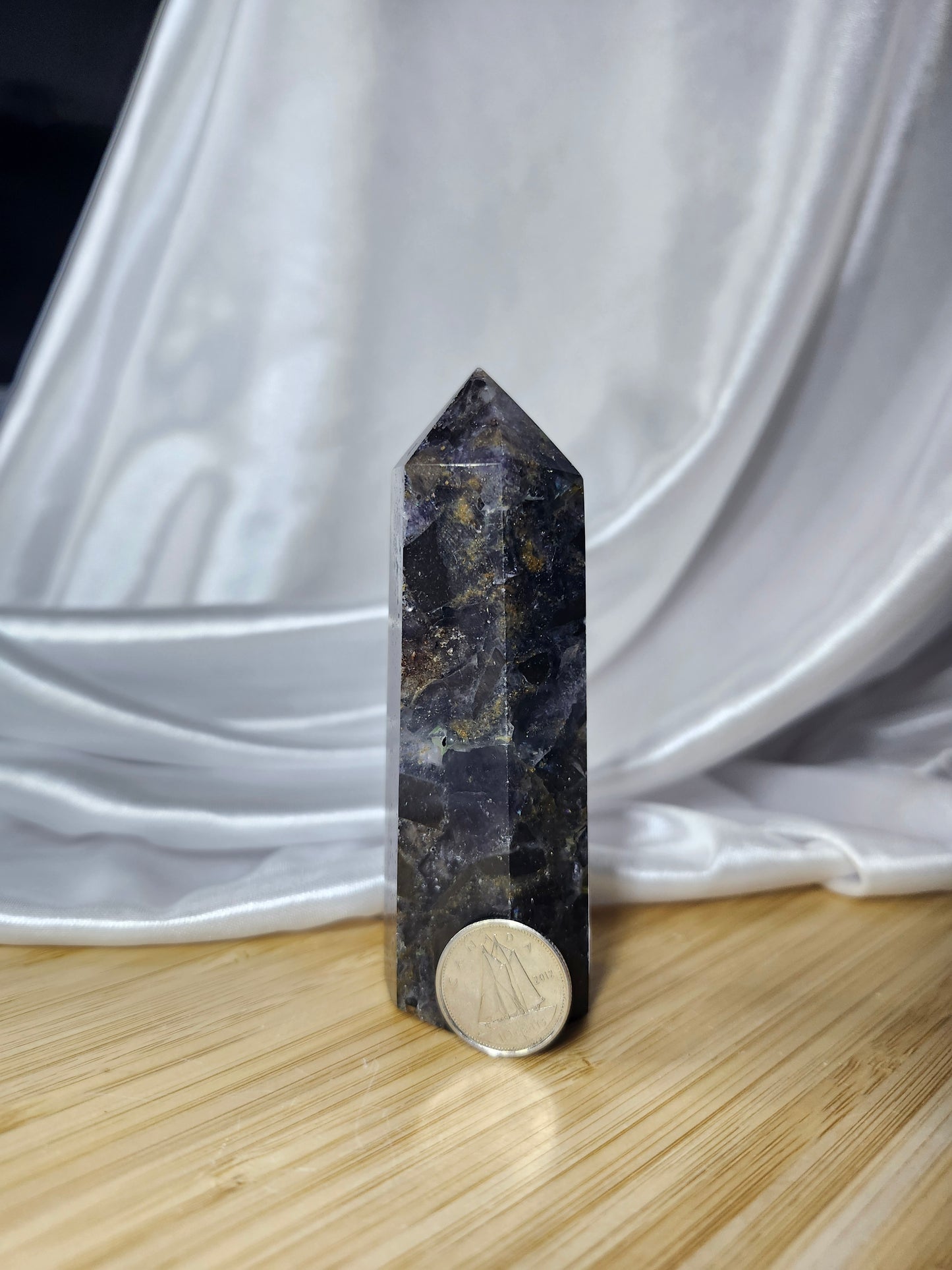 FLUORITE/W PYRITE TOWER