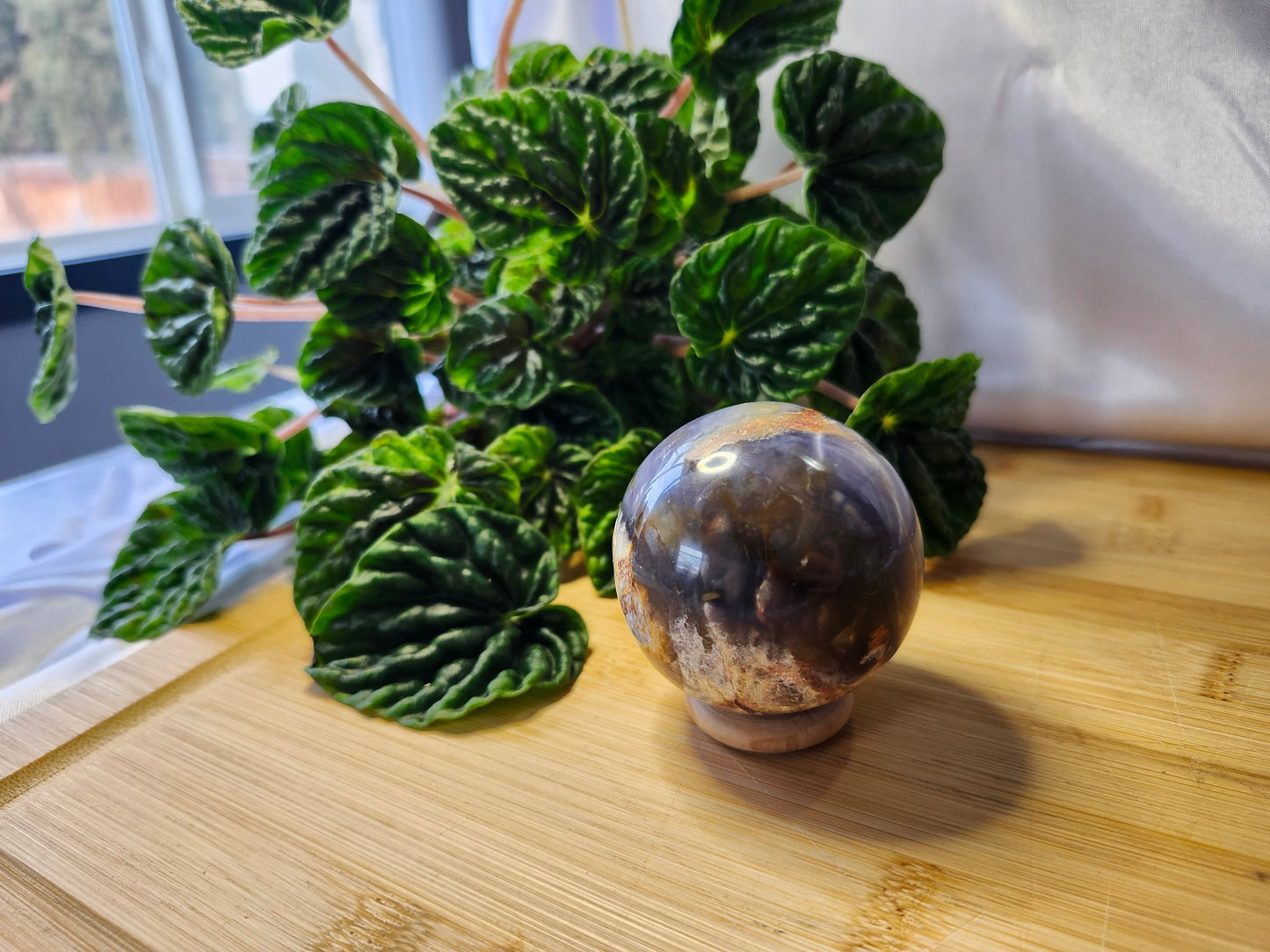 PURPLE CHALCEDONY SPHERE