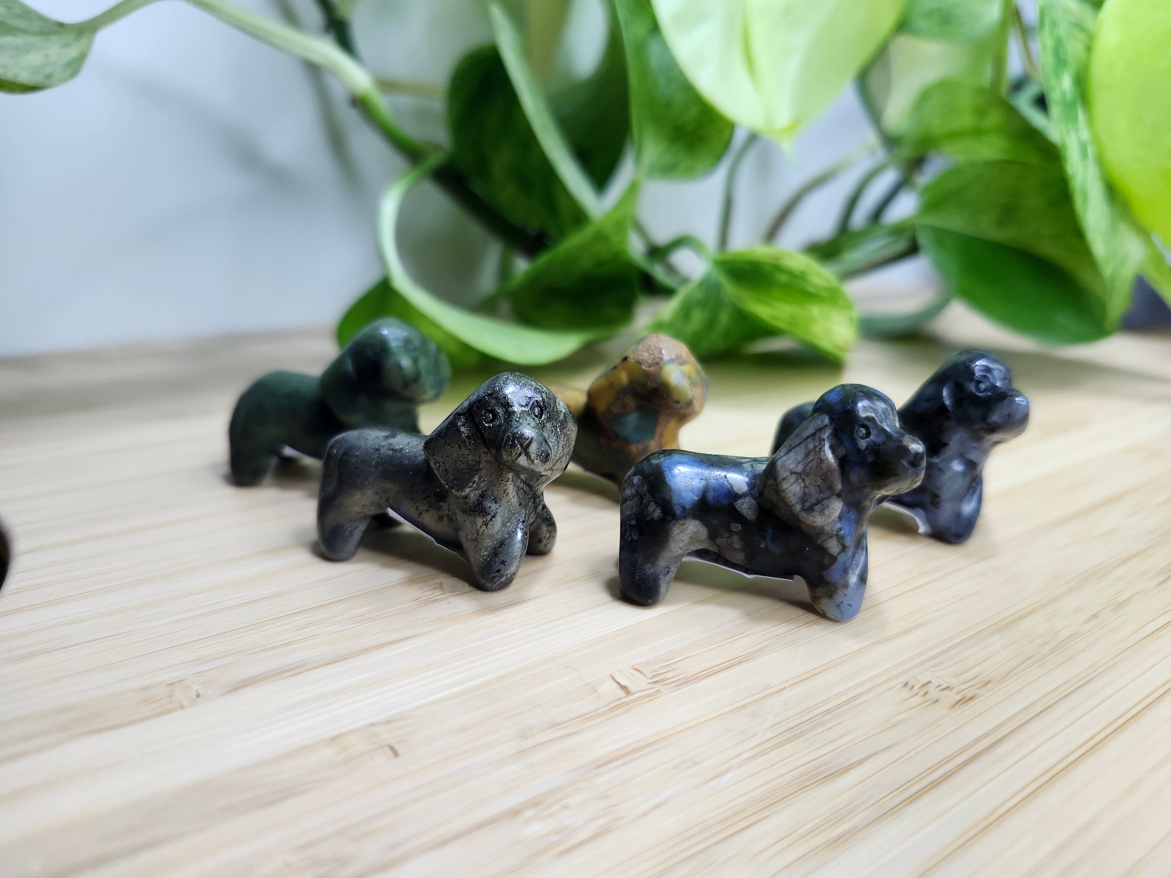 MIXED CRYSTAL WEINER DOG