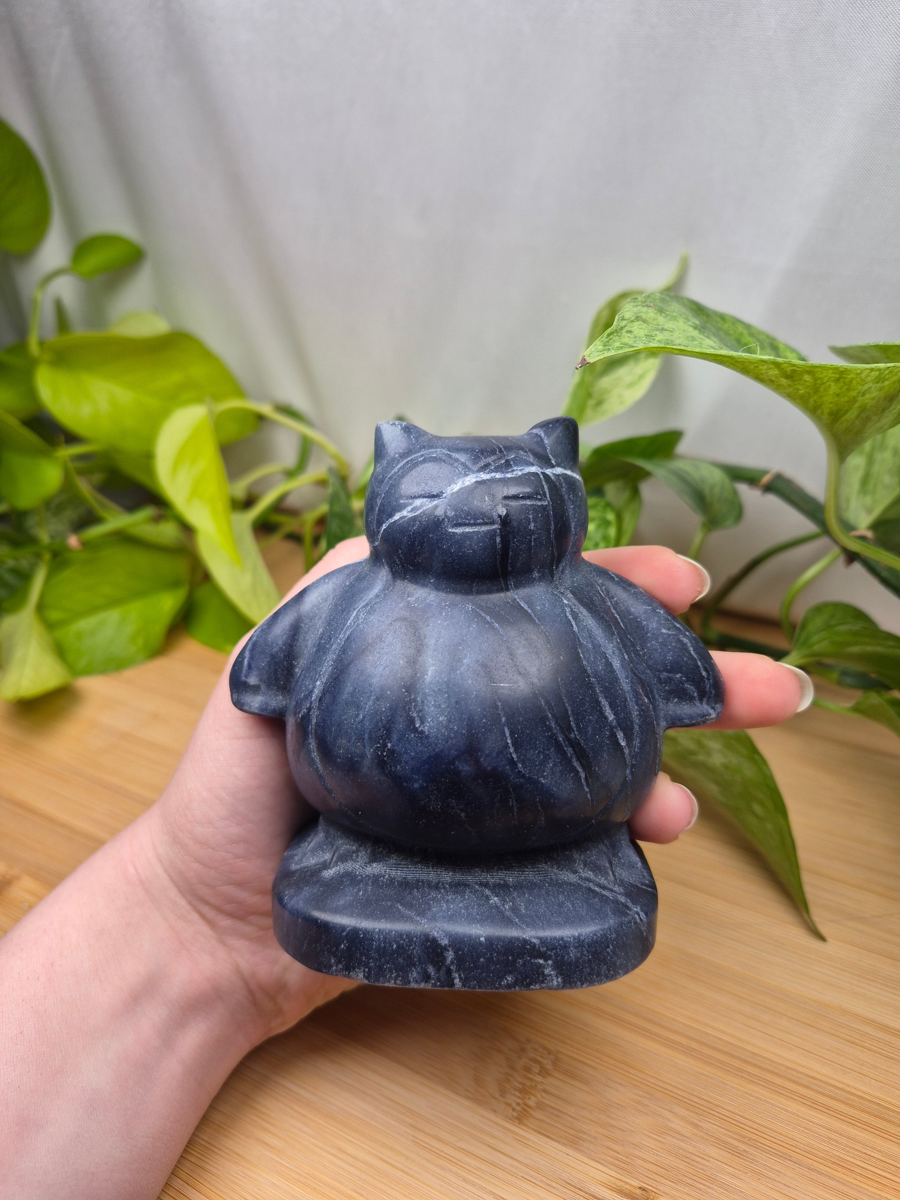 BLUE AVENTURINE SNORLAX XL