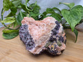 FLUORITE, ORANGE CALCITE, GREEN APATITE ROUGH CHUNK